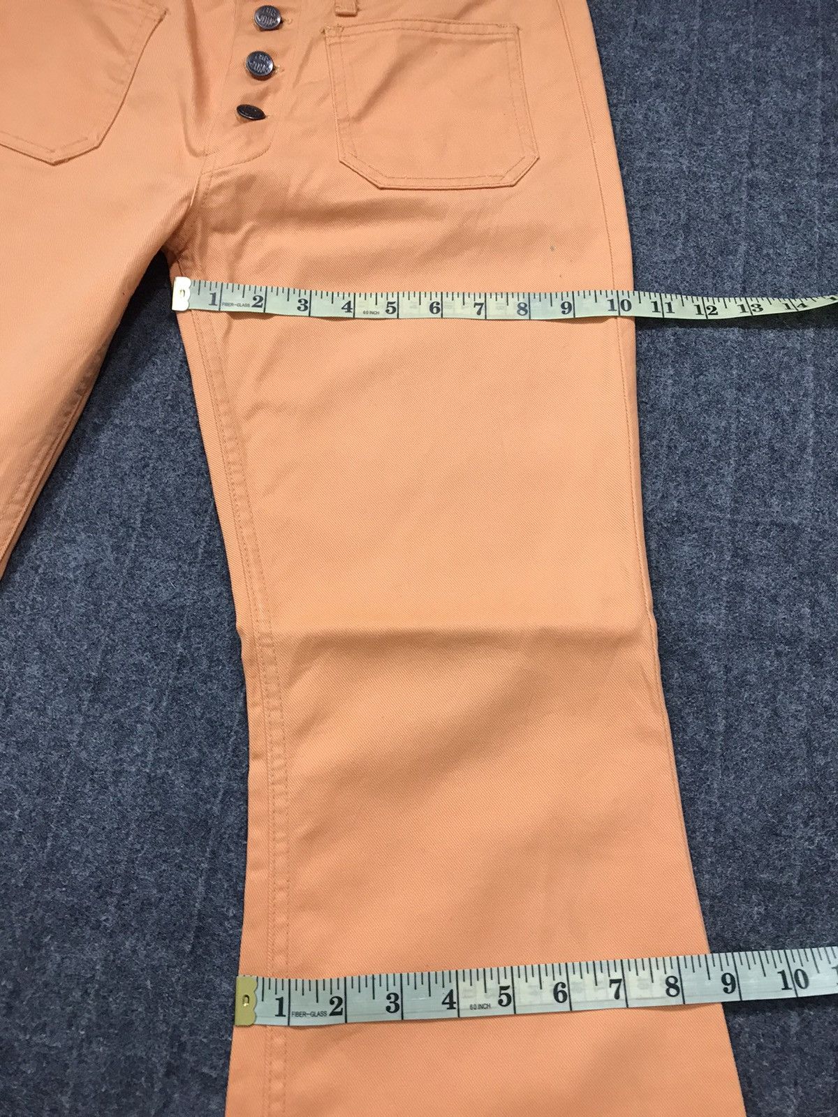 Big John × Vintage Vintage Big-John Jeans Colour Orange Bootcut Design Size US 30 / EU 46 - 19 Thumbnail