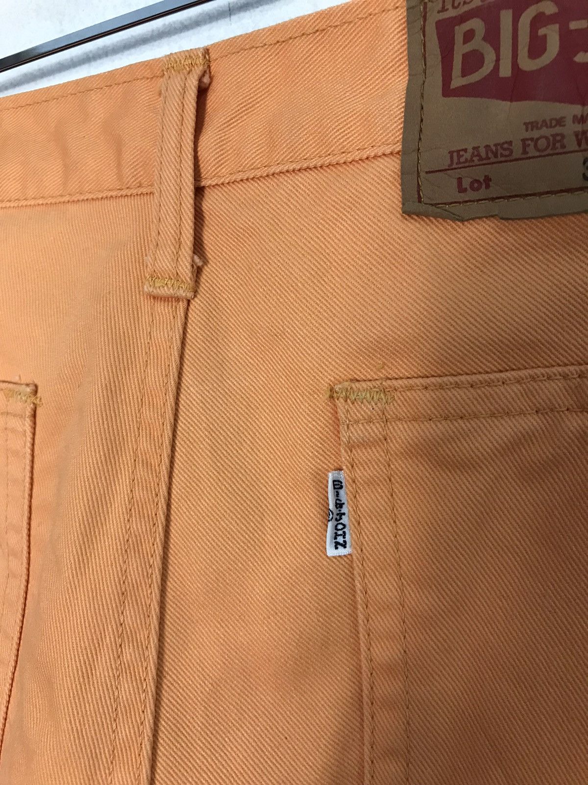 Big John × Vintage Vintage Big-John Jeans Colour Orange Bootcut Design Size US 30 / EU 46 - 14 Thumbnail