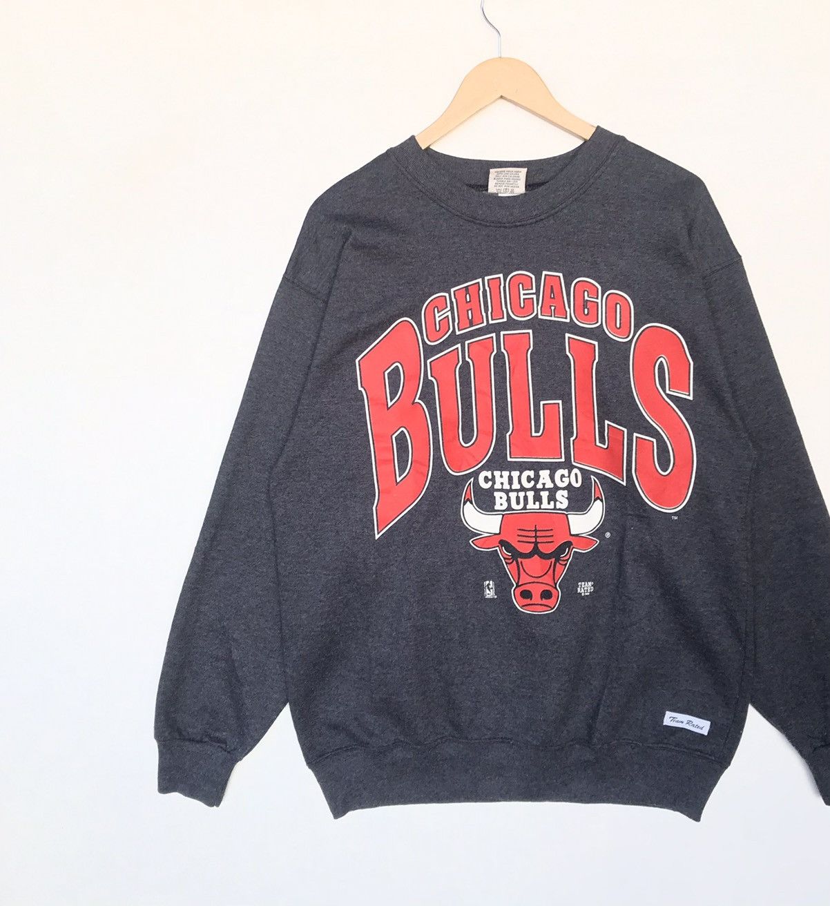NBA × Vintage Vintage 1992 Chicago Bulls crewneck jumper sweat large Size US L / EU 52-54 / 3 - 3 Thumbnail