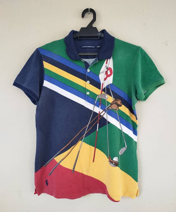Polo Ralph Lauren Polo Ralph Lauren Printed Polo Golf T Size M / US 6-8 / IT 42-44 - 1 Thumbnail