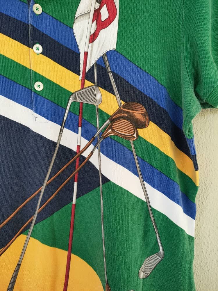 Polo Ralph Lauren Polo Ralph Lauren Printed Polo Golf T Size M / US 6-8 / IT 42-44 - 3 Thumbnail