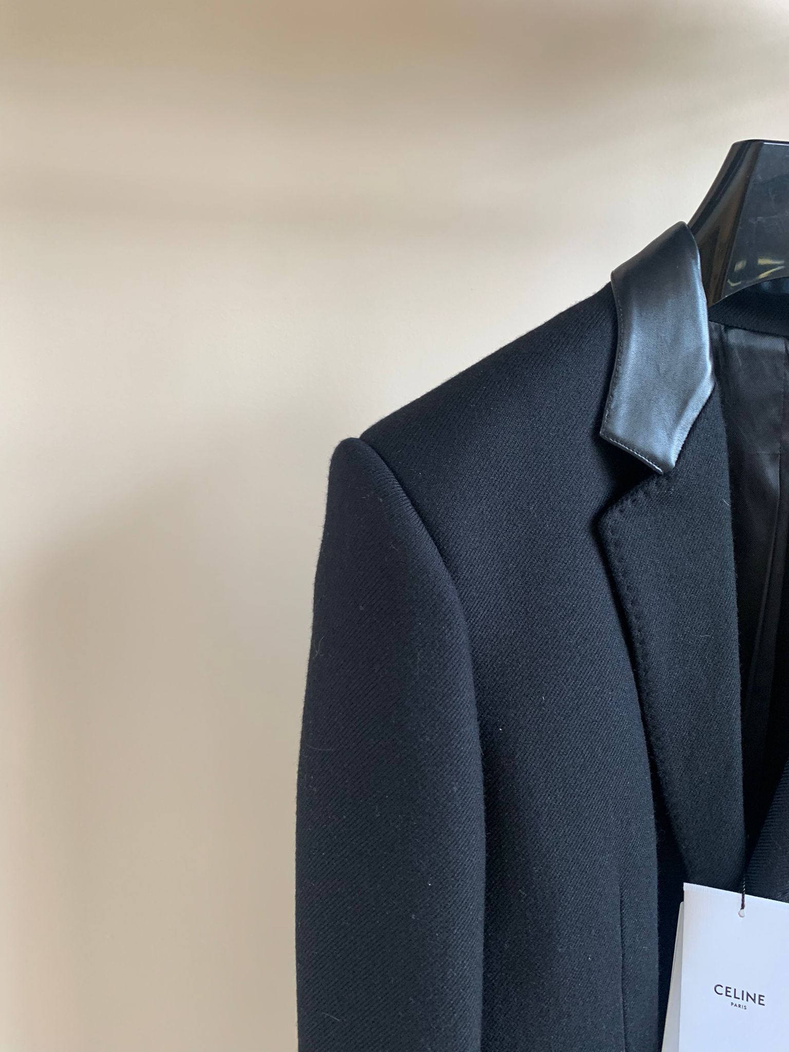 Celine Chesterfield 3B Coat in Black Size US M / EU 48-50 / 2 - 6 Thumbnail