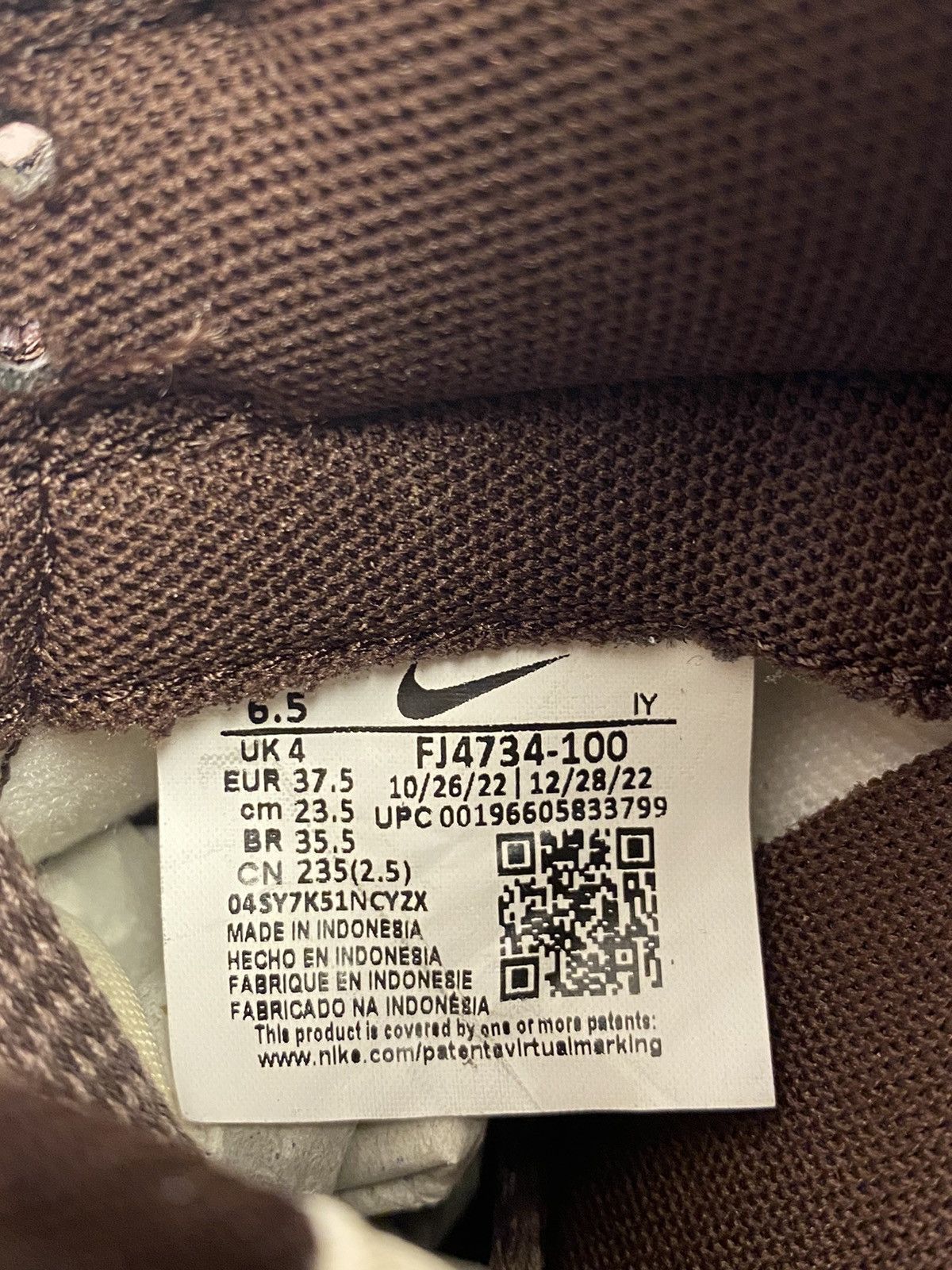 Nike W Nike Dunk Low Plum Coconuts Milk Size 6.5w/5y Size US 6.5 / IT 36.5 - 6 Thumbnail