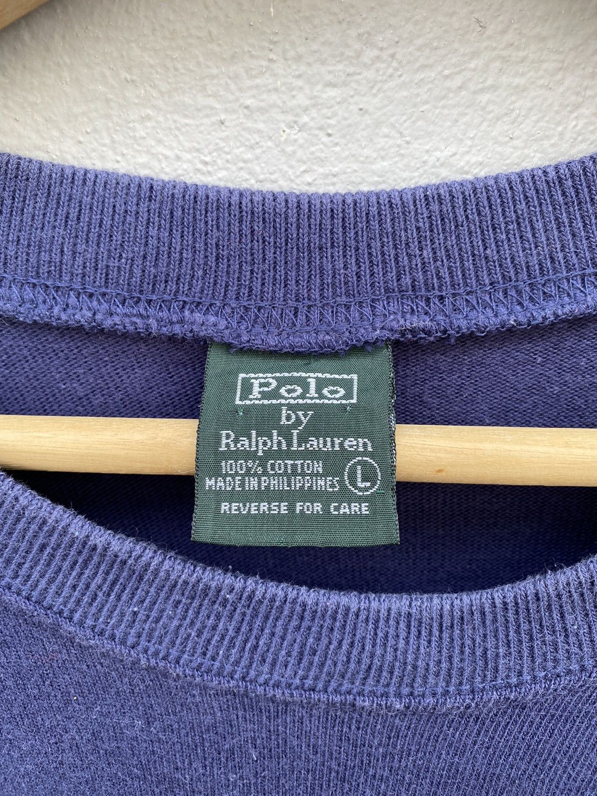 Polo Ralph Lauren 💥RARE💥 90s POLO by RAPLH LAUREN Spellout Stepdown Logo Size US L / EU 52-54 / 3 - 2 Thumbnail