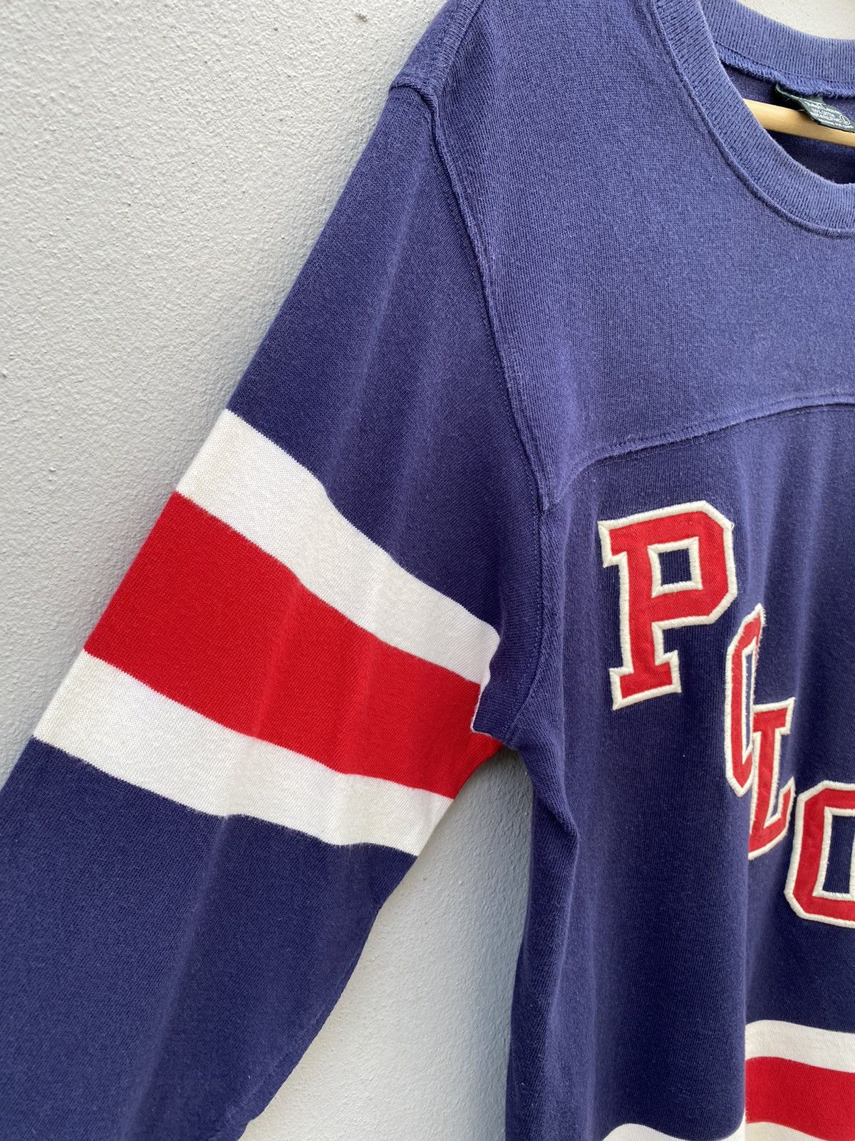 Polo Ralph Lauren 💥RARE💥 90s POLO by RAPLH LAUREN Spellout Stepdown Logo Size US L / EU 52-54 / 3 - 6 Thumbnail