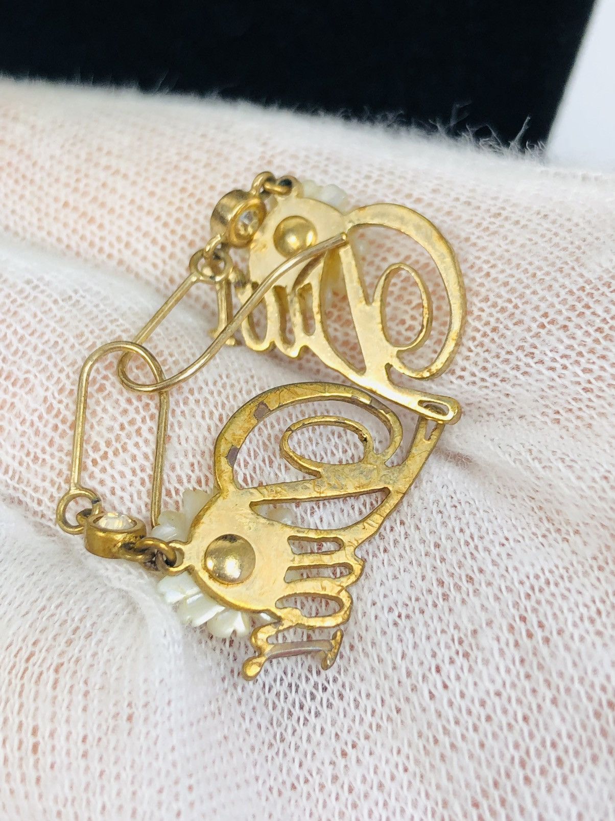 Dior Dior floral logo earrings Size ONE SIZE - 3 Thumbnail