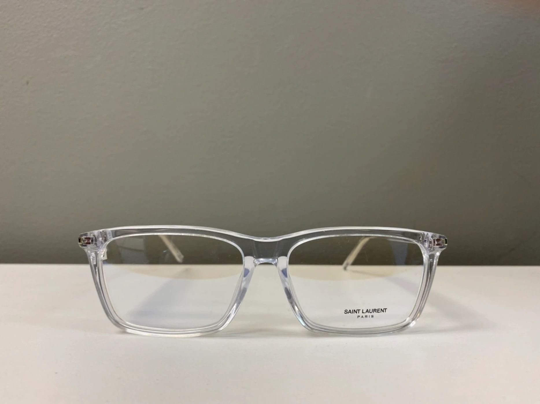 Vintage NEW Saint Laurent SL296 Clear Eyeglasses Transparent | Grailed