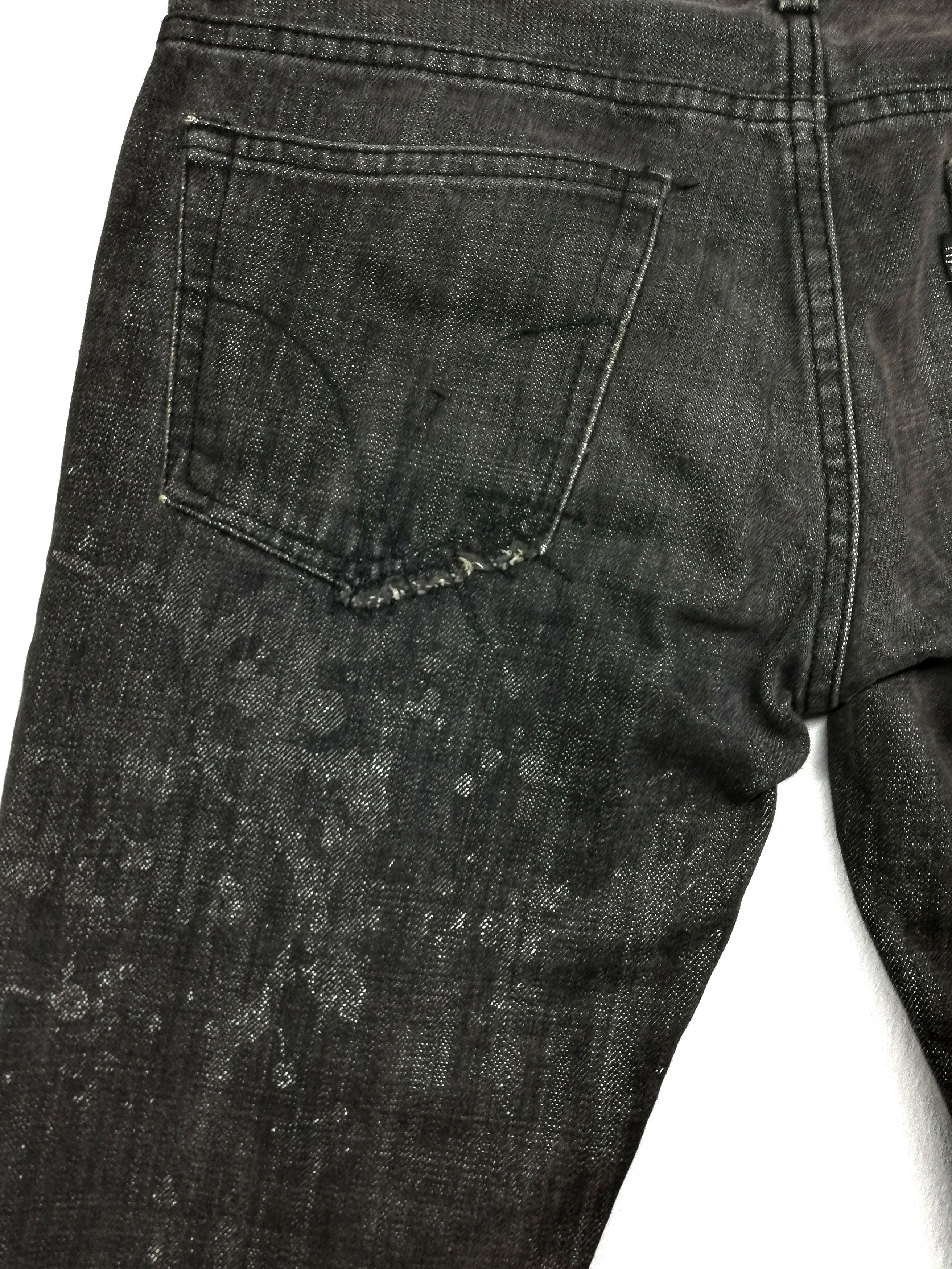 Hysteric Glamour 🔥Absolutely Rips ZigZag Patchwork Discharge Low Rise🔥 Size US 30 / EU 46 - 11 Thumbnail