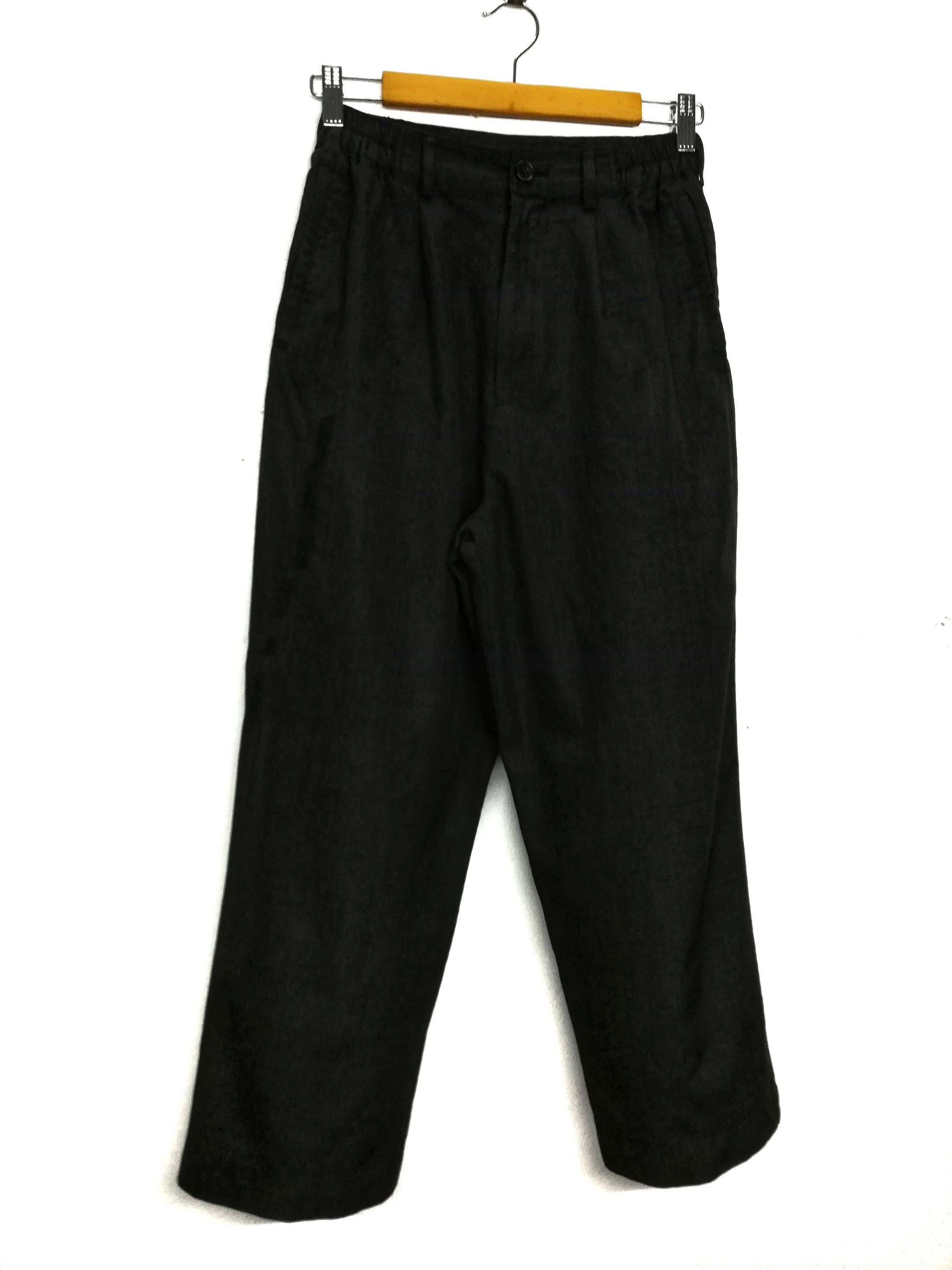 Hai Sporting Gear × Issey Miyake 🔥DOPE RARE 🇯🇵 ICONIC HSG Wool Black Trouser Casual Pants Size US 30 / EU 46 - 2 Thumbnail