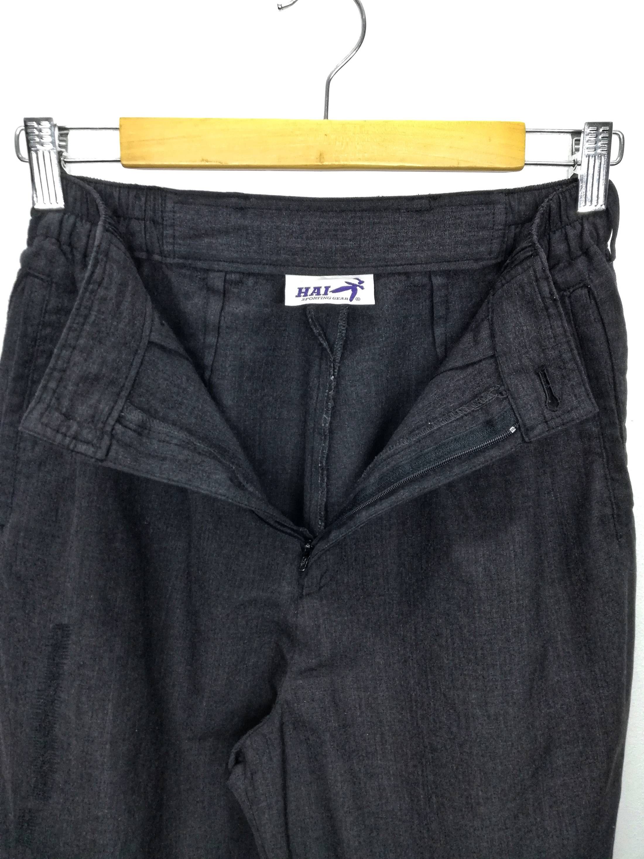 Hai Sporting Gear × Issey Miyake 🔥DOPE RARE 🇯🇵 ICONIC HSG Wool Black Trouser Casual Pants Size US 30 / EU 46 - 4 Thumbnail