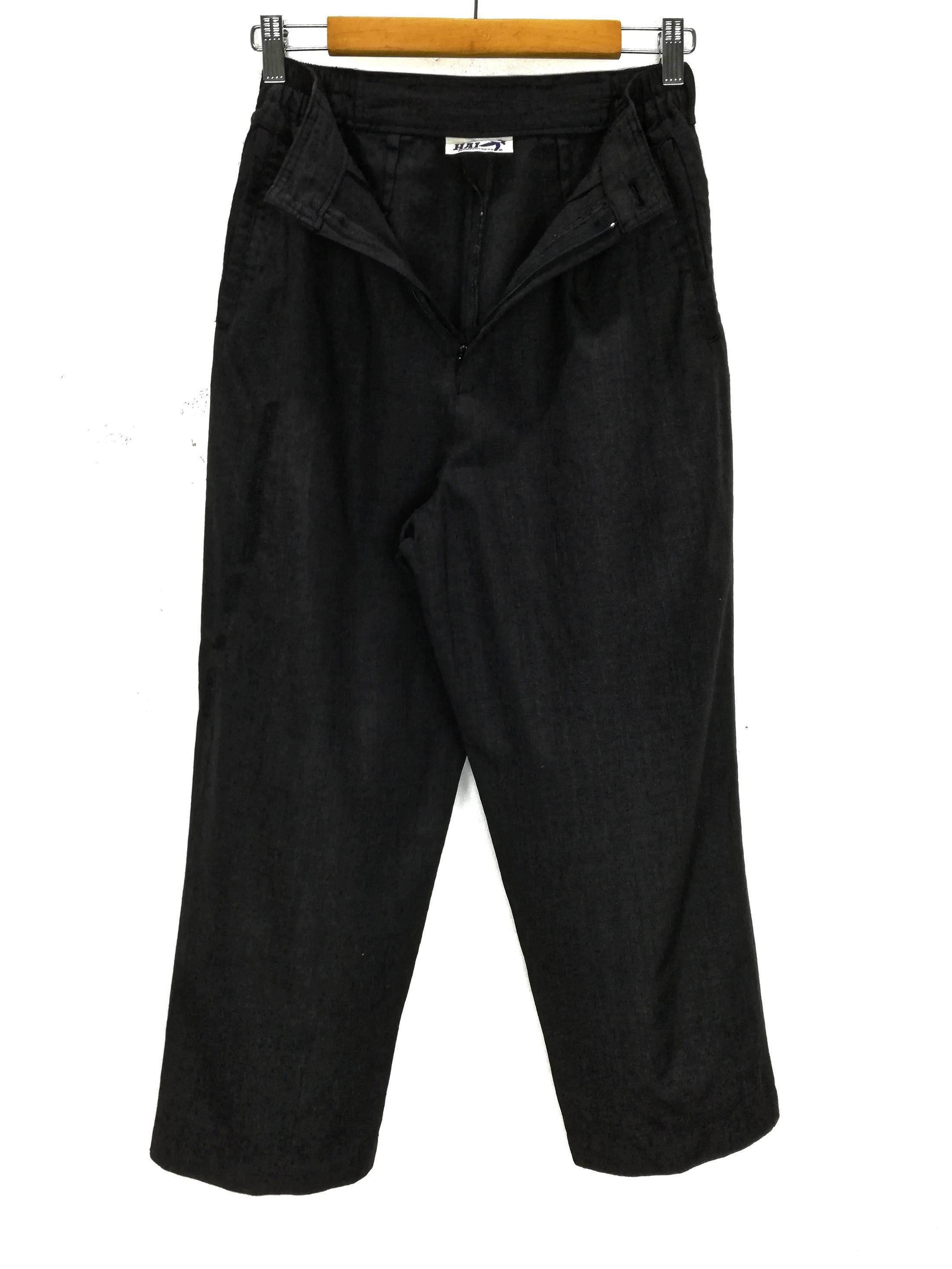 Hai Sporting Gear × Issey Miyake 🔥DOPE RARE 🇯🇵 ICONIC HSG Wool Black Trouser Casual Pants Size US 30 / EU 46 - 14 Thumbnail