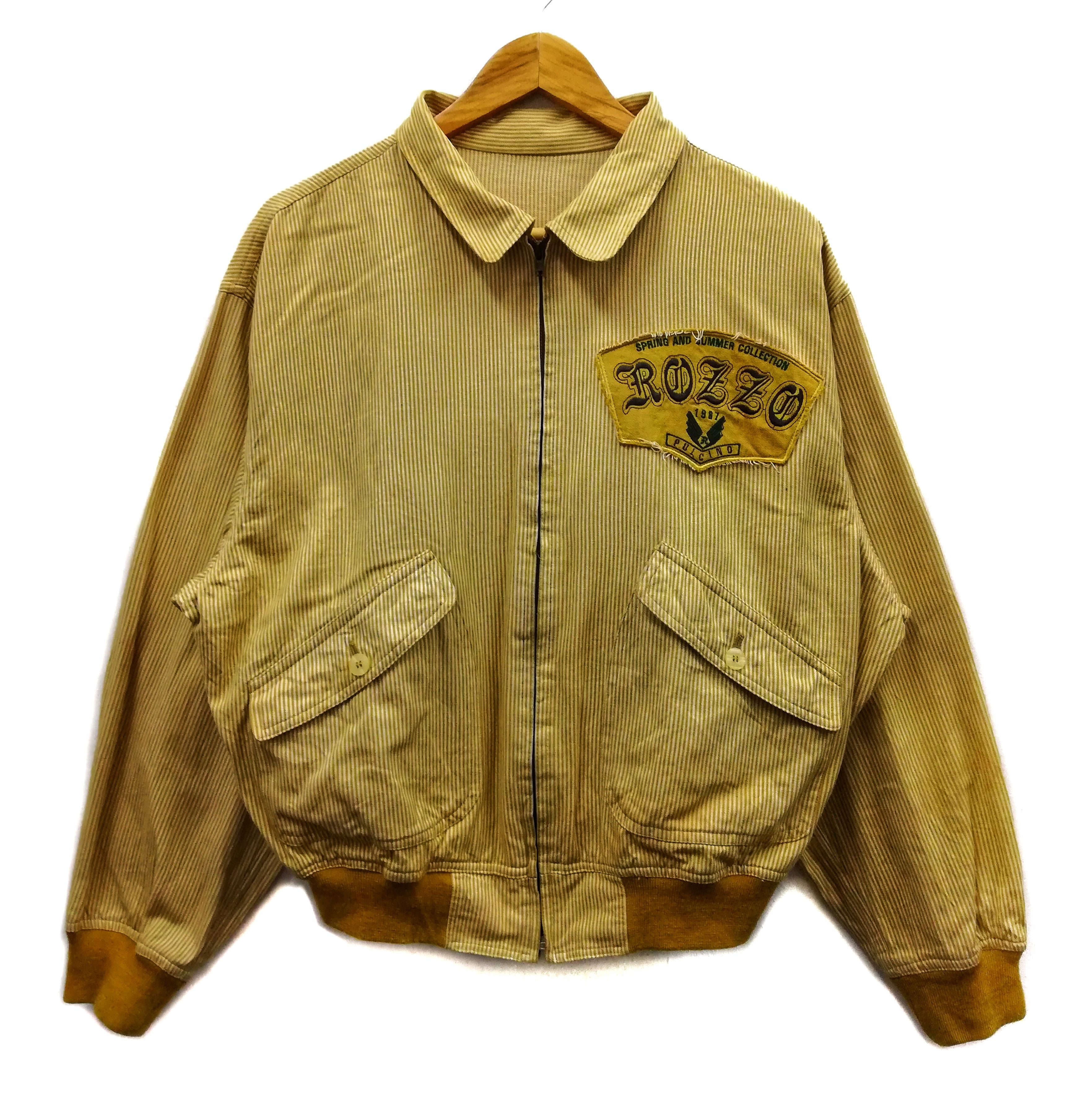 ICON Motorsports 🔥DOPE RARE ROZZO PULCINO Street Kids Stripes Denim Jacket Size US M / EU 48-50 / 2 - 2 Thumbnail