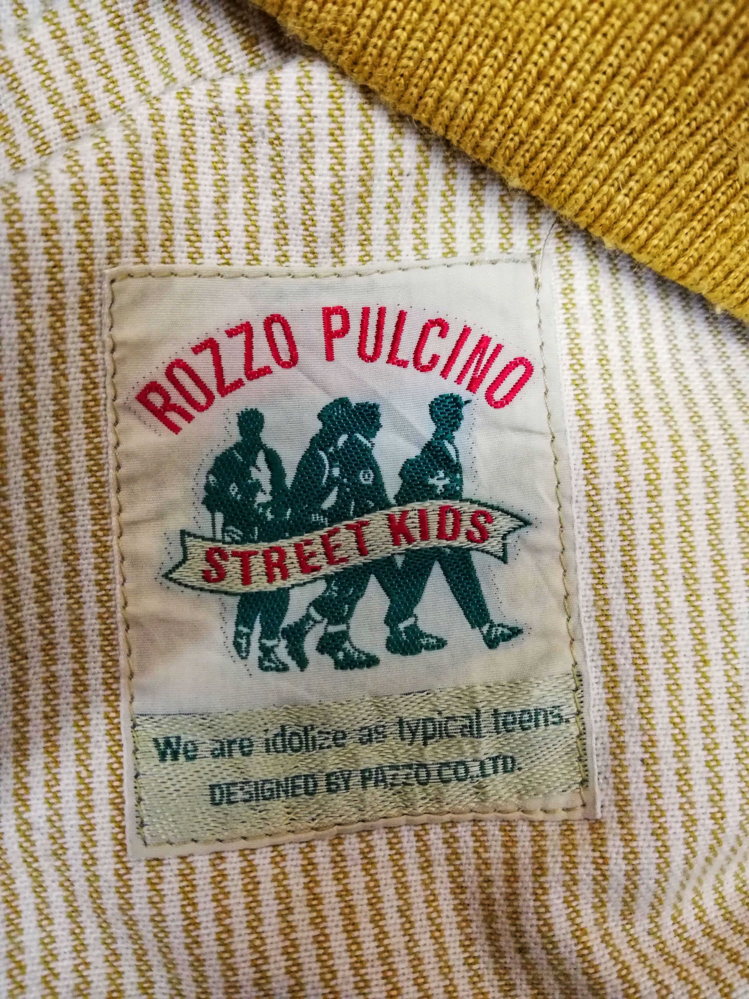 ICON Motorsports 🔥DOPE RARE ROZZO PULCINO Street Kids Stripes Denim Jacket Size US M / EU 48-50 / 2 - 8 Thumbnail