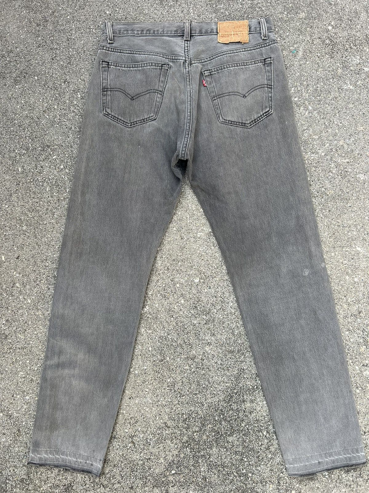 Levi's Vintage 80s Levi’s 501 Faded Black Denim Jeans Size US 32 / EU 48 - 5 Thumbnail