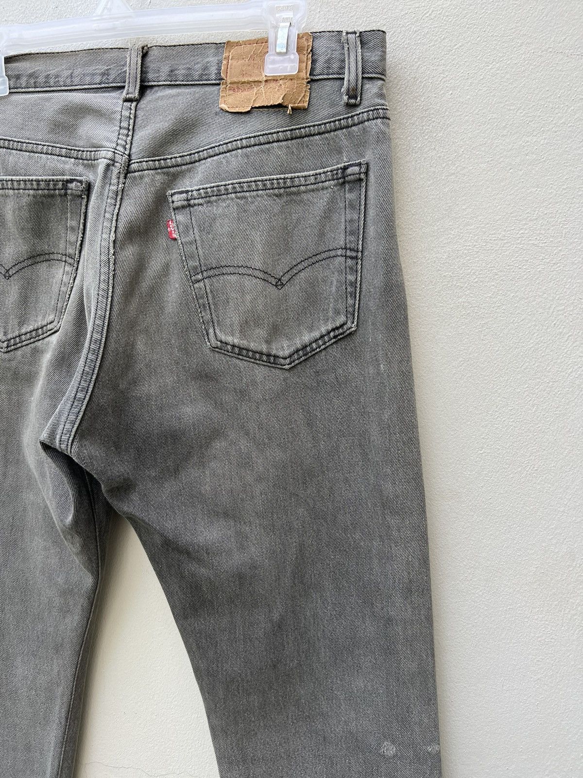 Levi's Vintage 80s Levi’s 501 Faded Black Denim Jeans Size US 32 / EU 48 - 18 Thumbnail
