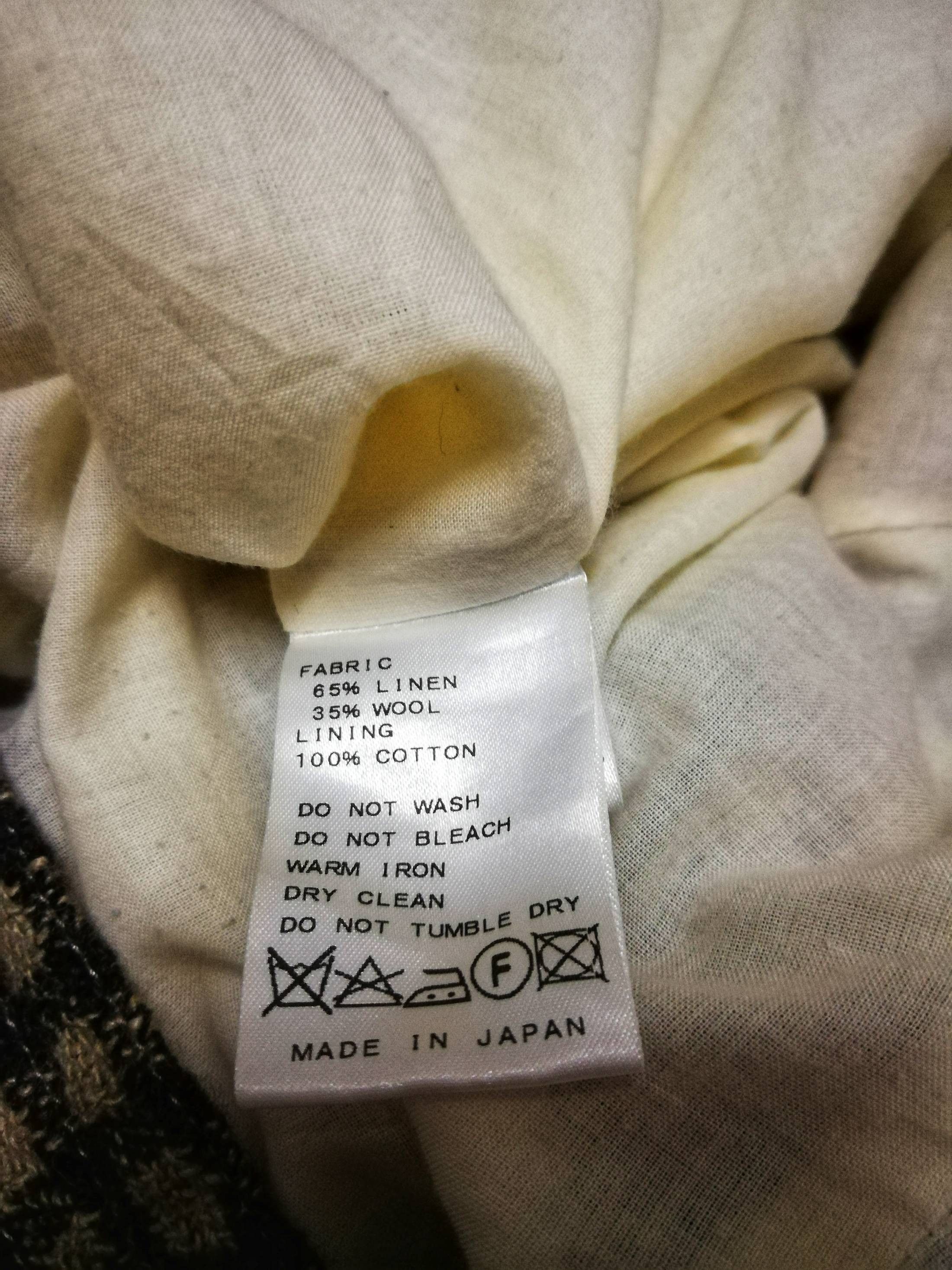 Japanese Brand × Journal Standard 🔥GRAIL Journal Standard Wool/Linen Checkered Casual Pants Size US 31 - 8 Thumbnail