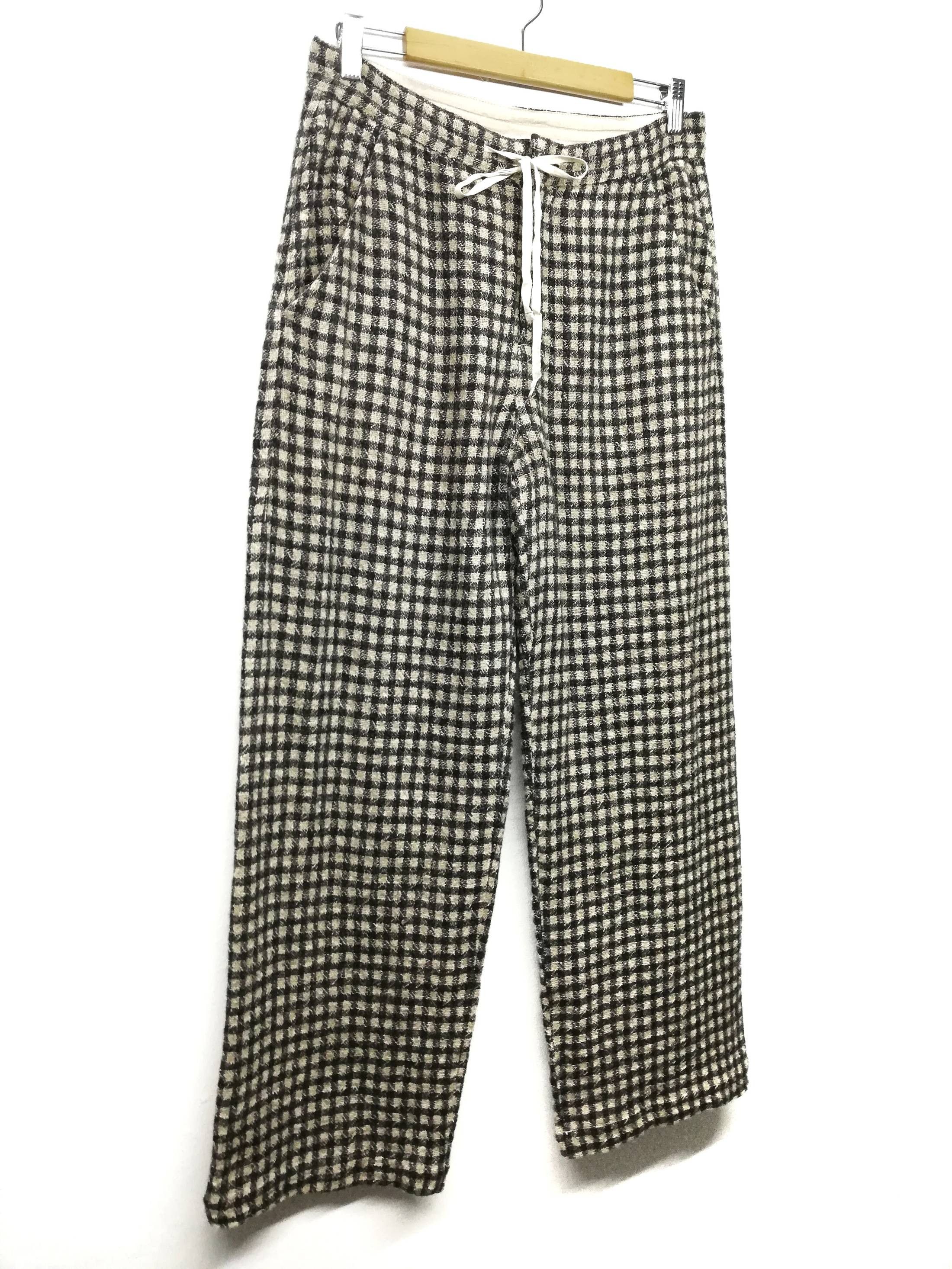 Japanese Brand × Journal Standard 🔥GRAIL Journal Standard Wool/Linen Checkered Casual Pants Size US 31 - 2 Thumbnail