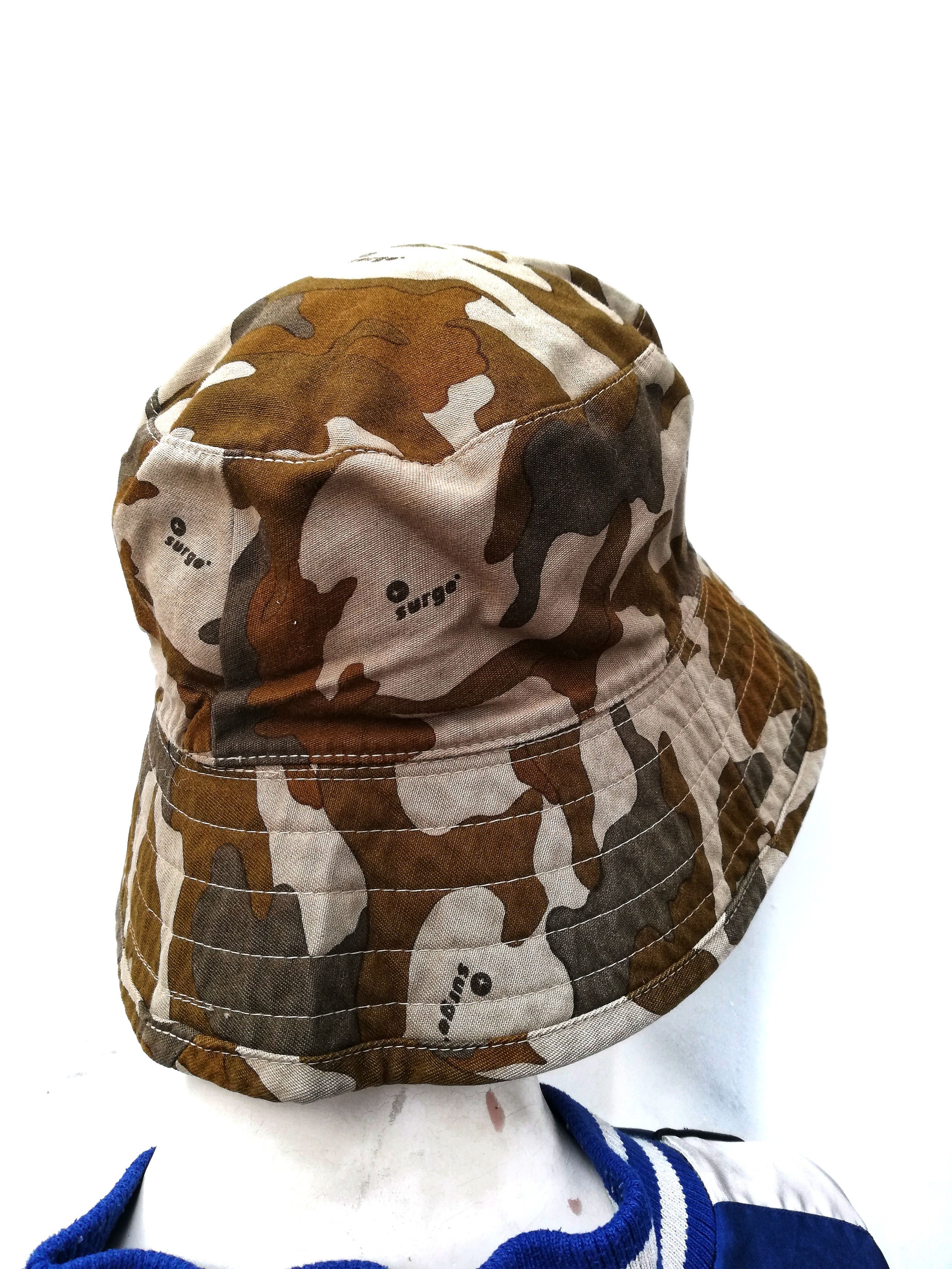 Japanese Brand 🔥SUMMER SALE 🏖 Surge* Camo Flag Reversible Bucket Hat Size ONE SIZE - 5 Thumbnail