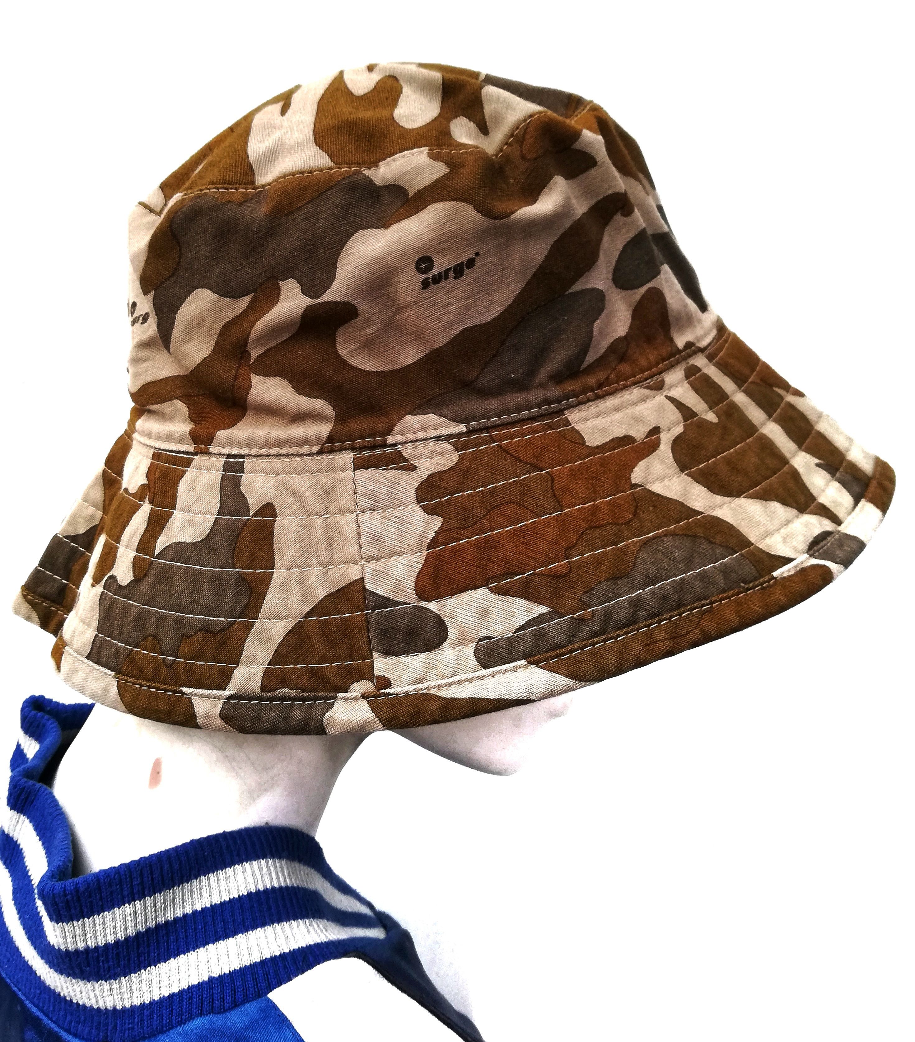 Japanese Brand 🔥SUMMER SALE 🏖 Surge* Camo Flag Reversible Bucket Hat Size ONE SIZE - 7 Thumbnail