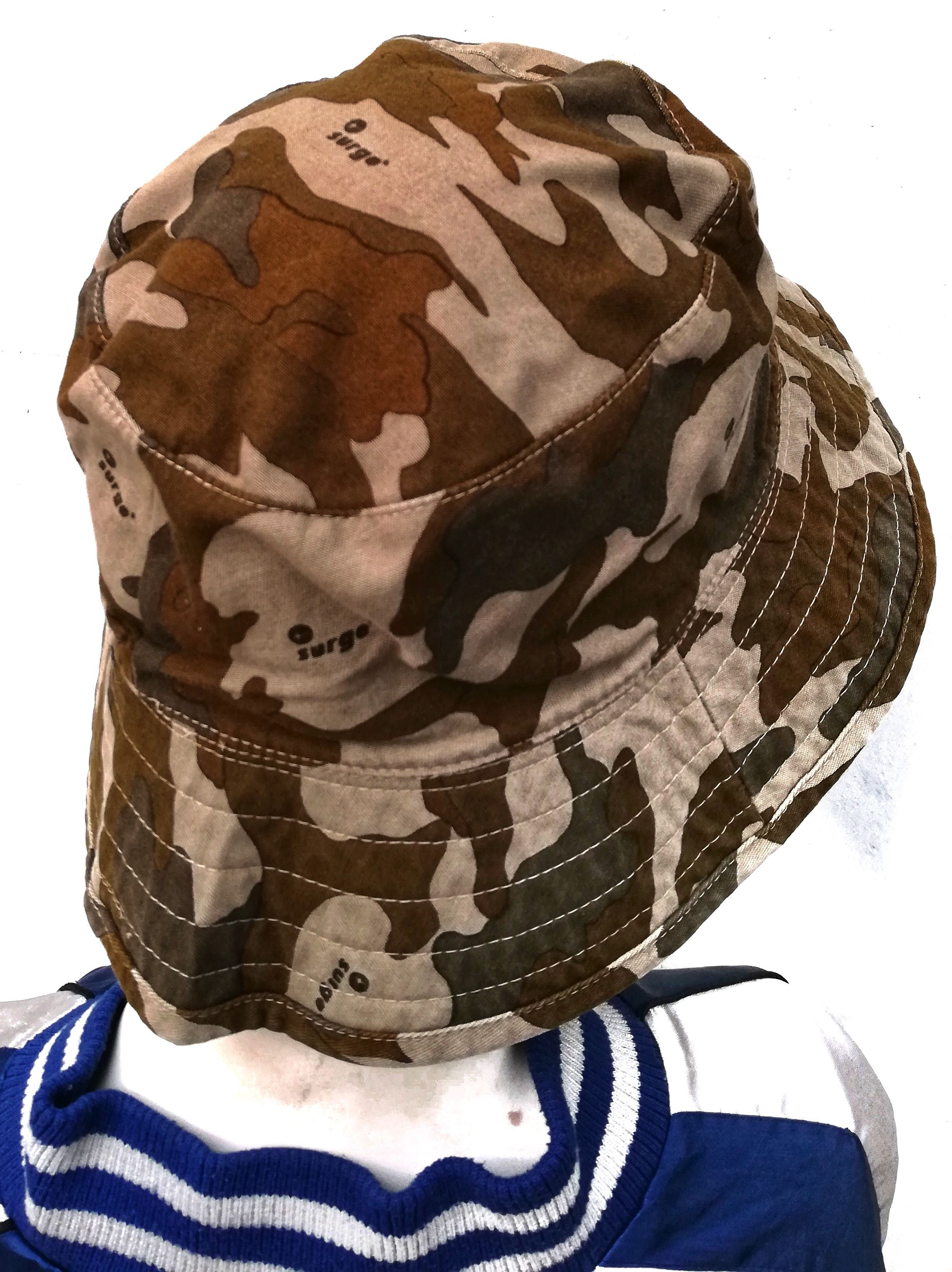 Japanese Brand 🔥SUMMER SALE 🏖 Surge* Camo Flag Reversible Bucket Hat Size ONE SIZE - 6 Thumbnail