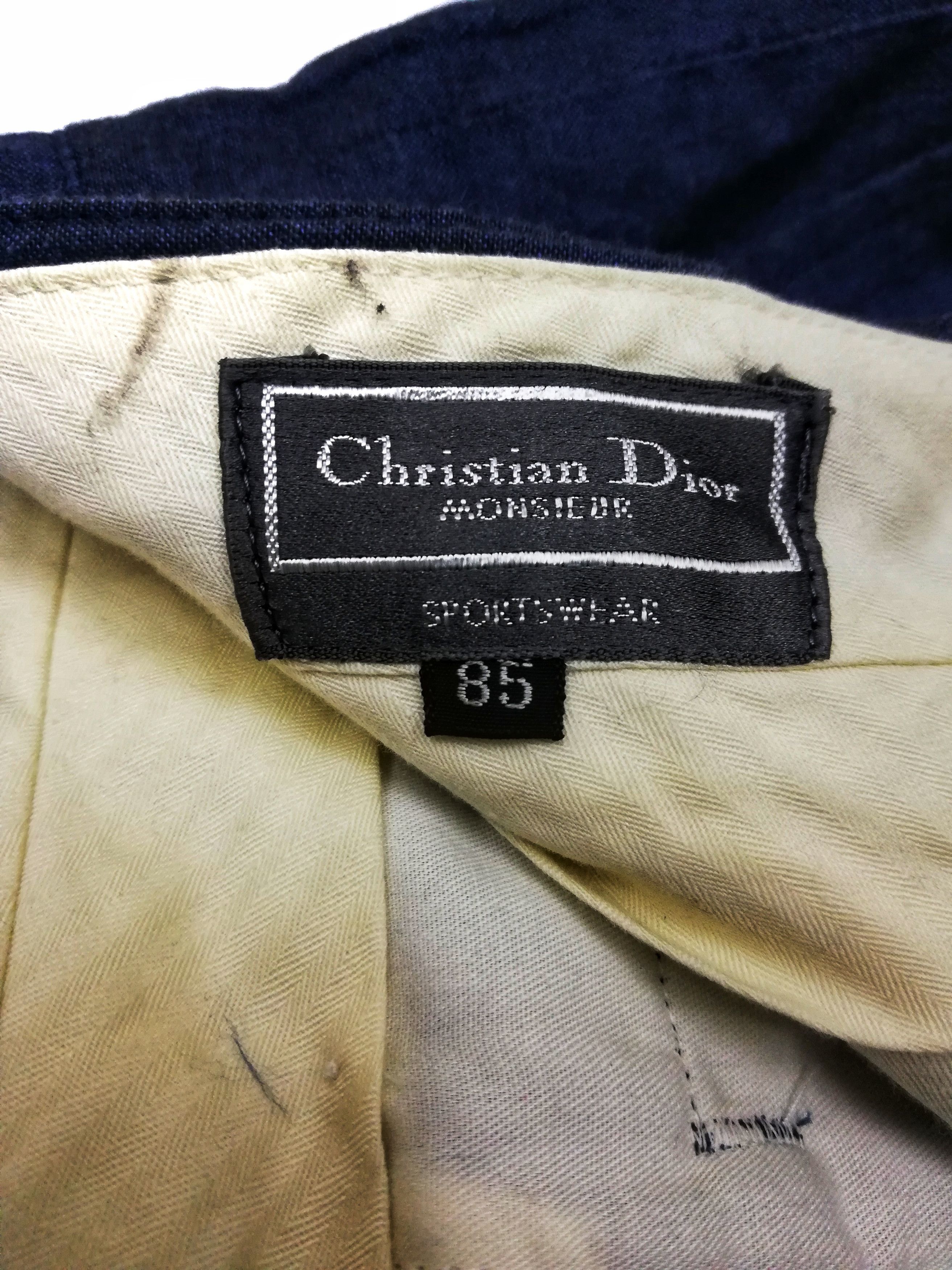 Christian Dior Monsieur 🔥DOPE OG Classic Cristian Dior Monsieur Wide Stylist Pants Size US 32 / EU 48 - 8 Thumbnail