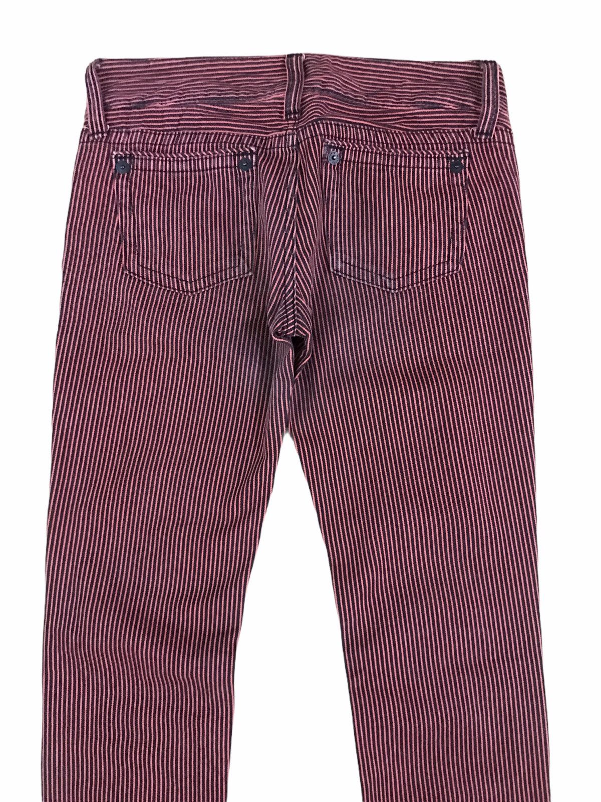 Japanese Brand Japanese Brand Moussy Stripes Skinny Seditionaries Style Size US 28 / EU 44 - 4 Thumbnail