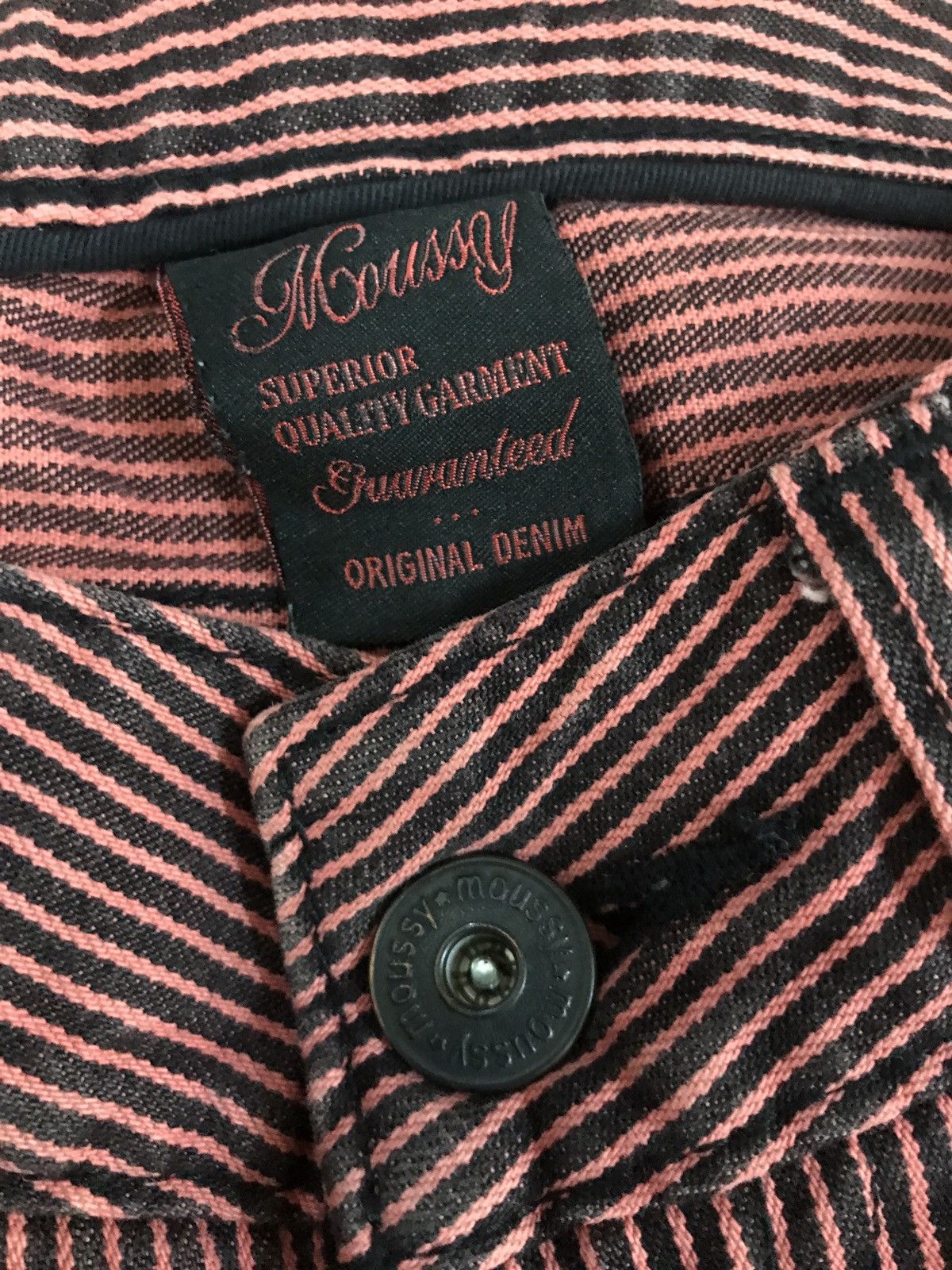 Japanese Brand Japanese Brand Moussy Stripes Skinny Seditionaries Style Size US 28 / EU 44 - 8 Thumbnail