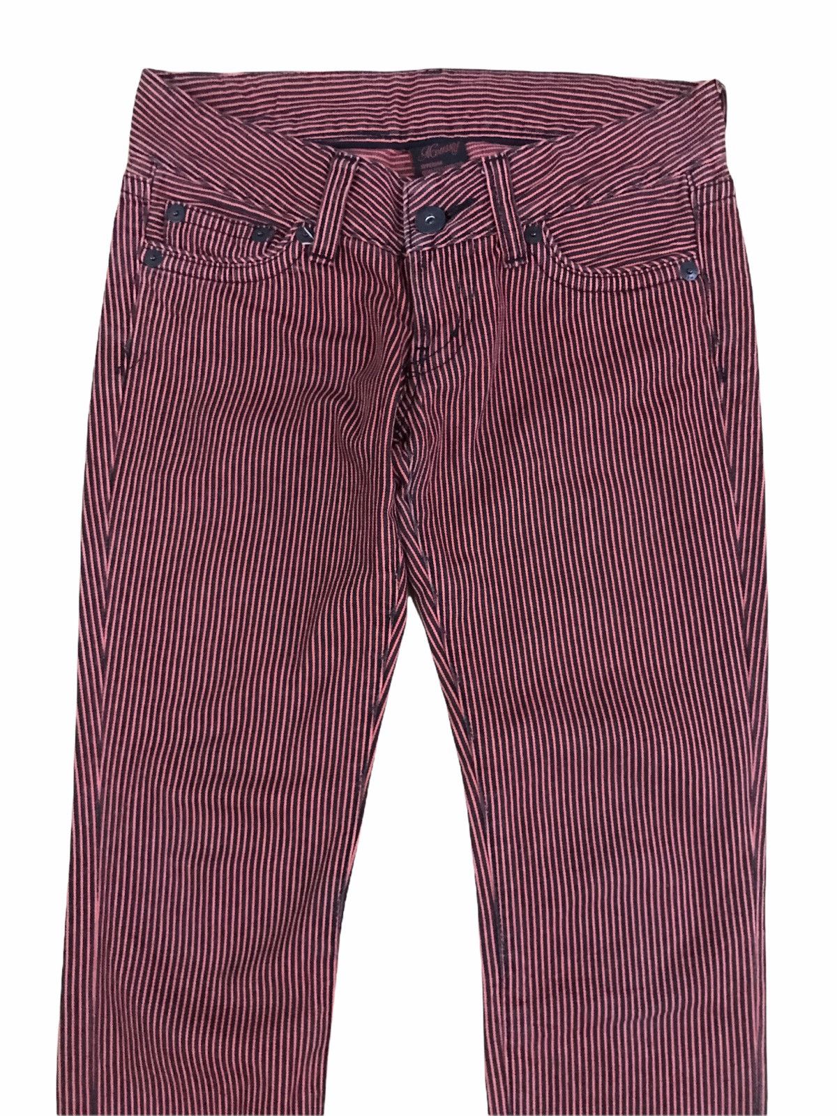 Japanese Brand Japanese Brand Moussy Stripes Skinny Seditionaries Style Size US 28 / EU 44 - 3 Thumbnail
