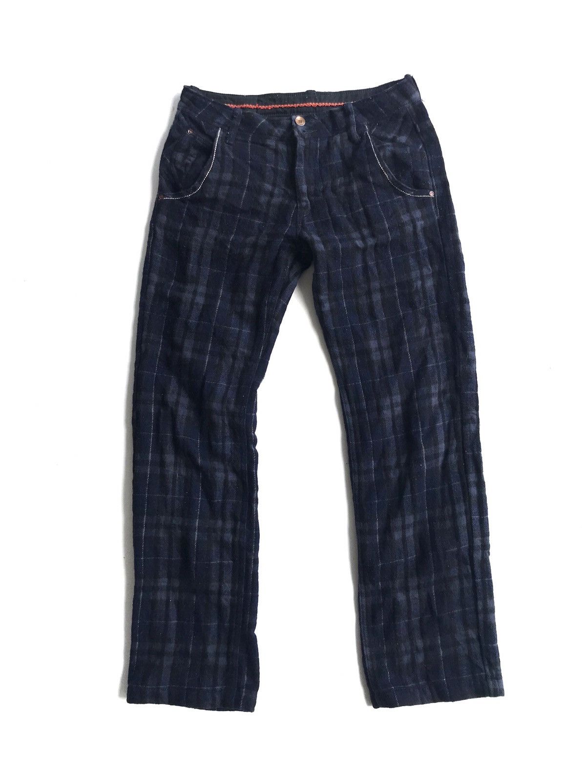 Japanese Brand Japanese Brand Cepo Work & Workers Tartan Checked Pants Size US 30 / EU 46 - 2 Thumbnail