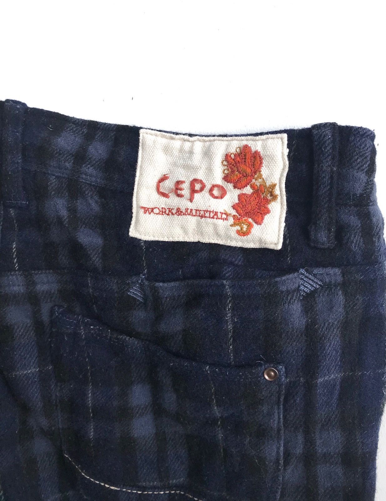 Japanese Brand Japanese Brand Cepo Work & Workers Tartan Checked Pants Size US 30 / EU 46 - 6 Thumbnail