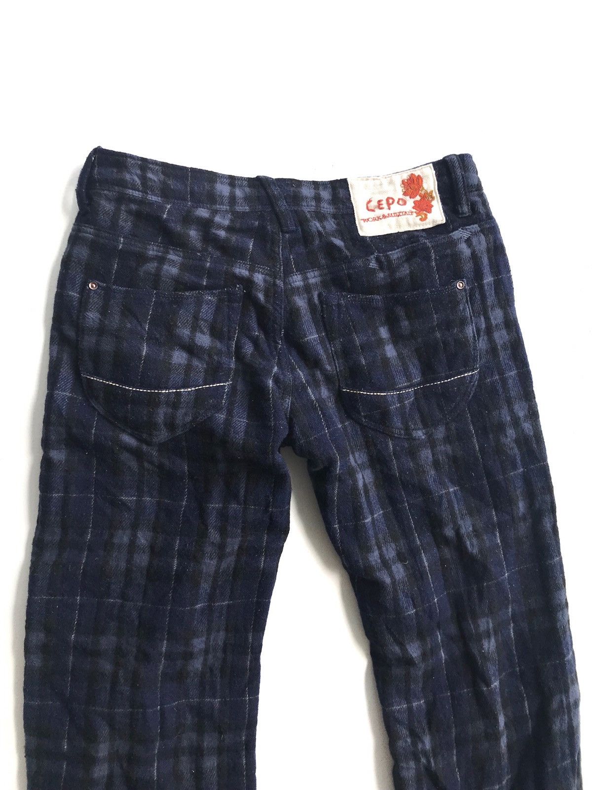 Japanese Brand Japanese Brand Cepo Work & Workers Tartan Checked Pants Size US 30 / EU 46 - 4 Thumbnail