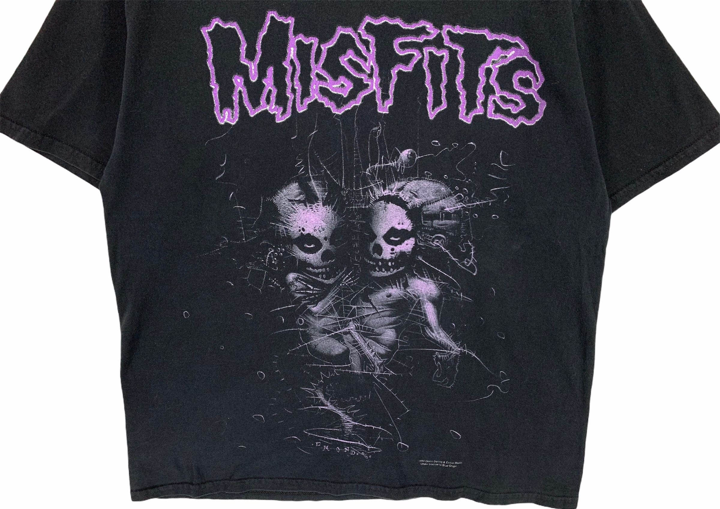 Band Tees × Vintage Misfits violent world punk concert tour vintage 90s tshirt Size US L / EU 52-54 / 3 - 3 Thumbnail