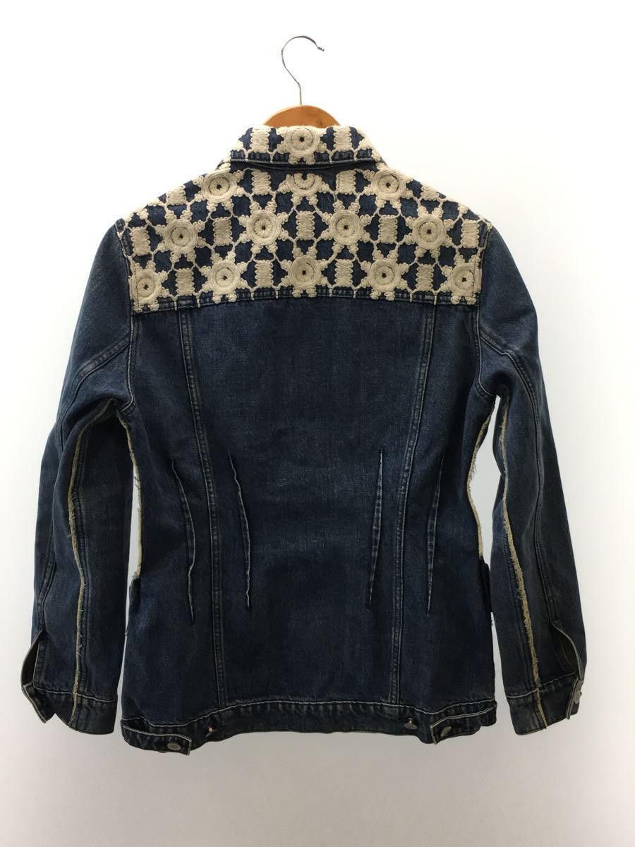 Comme des Garcons AD2001 Flower Stitch Denim Jacket Size US S / EU 44-46 / 1 - 2 Thumbnail