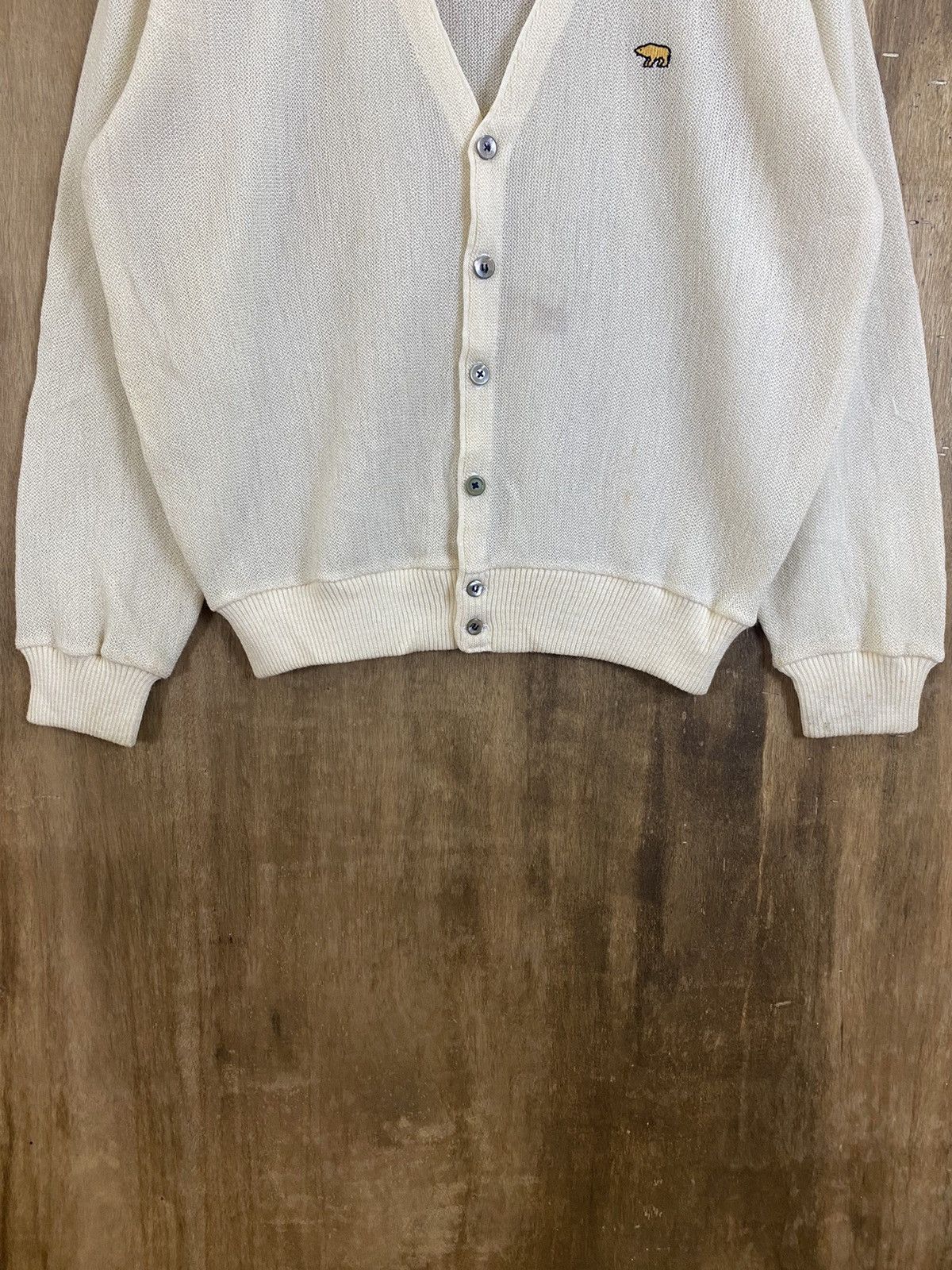 Vintage DL Jack Nicklaus Ivory Knitwear Cardigan #W992 Size US L / EU 52-54 / 3 - 3 Thumbnail
