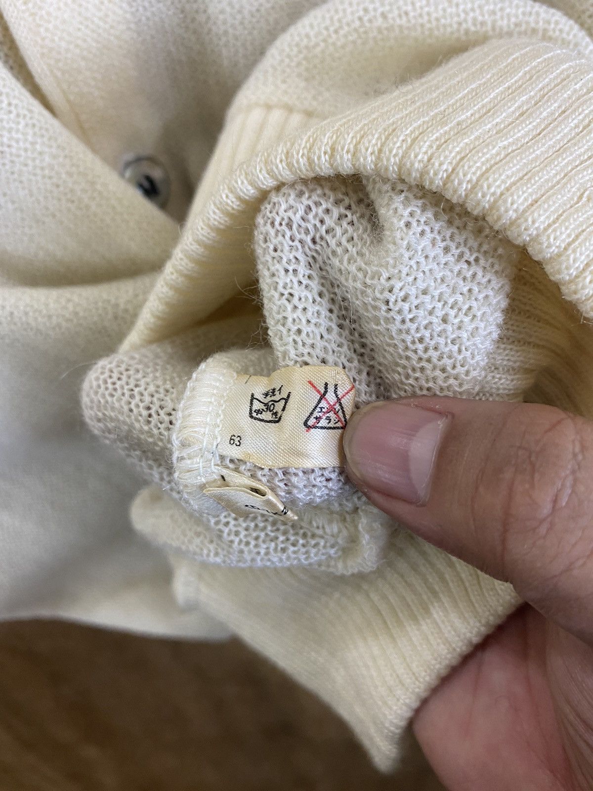 Vintage DL Jack Nicklaus Ivory Knitwear Cardigan #W992 Size US L / EU 52-54 / 3 - 7 Thumbnail