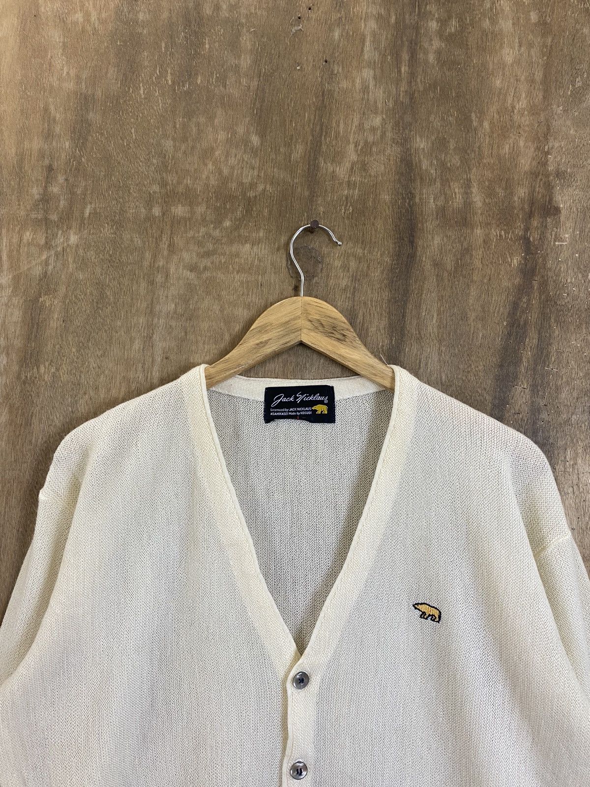 Vintage DL Jack Nicklaus Ivory Knitwear Cardigan #W992 Size US L / EU 52-54 / 3 - 2 Thumbnail