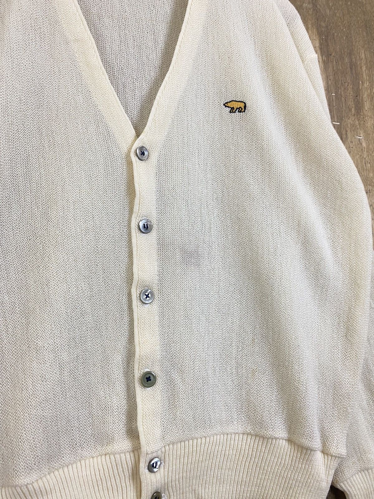 Vintage DL Jack Nicklaus Ivory Knitwear Cardigan #W992 Size US L / EU 52-54 / 3 - 4 Thumbnail