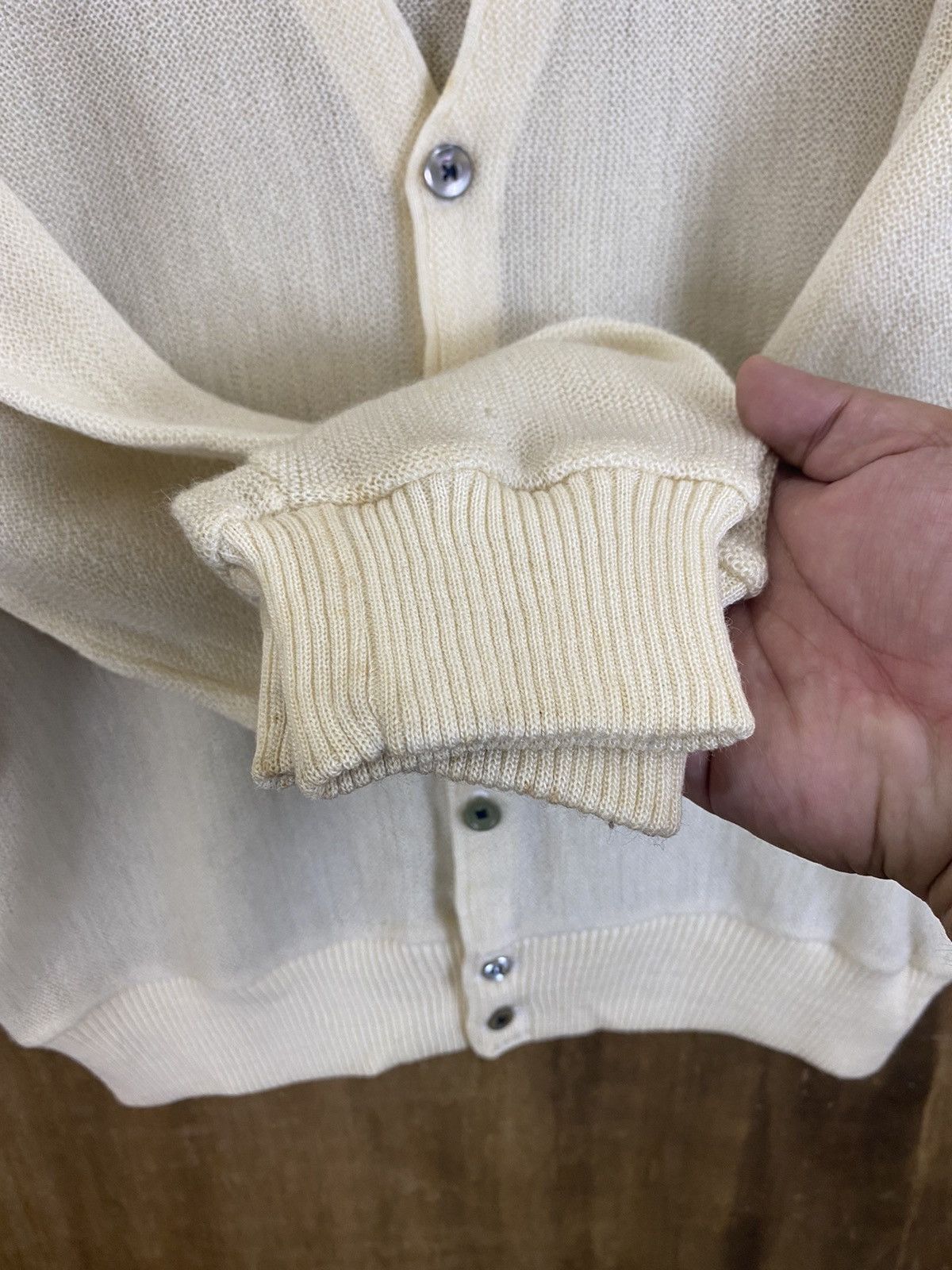 Vintage DL Jack Nicklaus Ivory Knitwear Cardigan #W992 Size US L / EU 52-54 / 3 - 9 Thumbnail