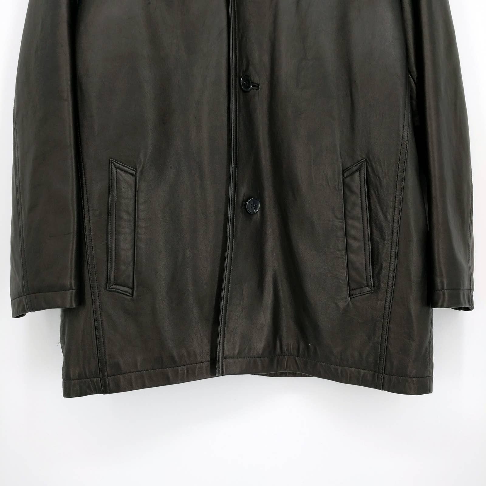 Wilsons Leather Wilsons Italian Leather Biker Coat Dean Winchester Jacket L Size US L / EU 52-54 / 3 - 6 Thumbnail