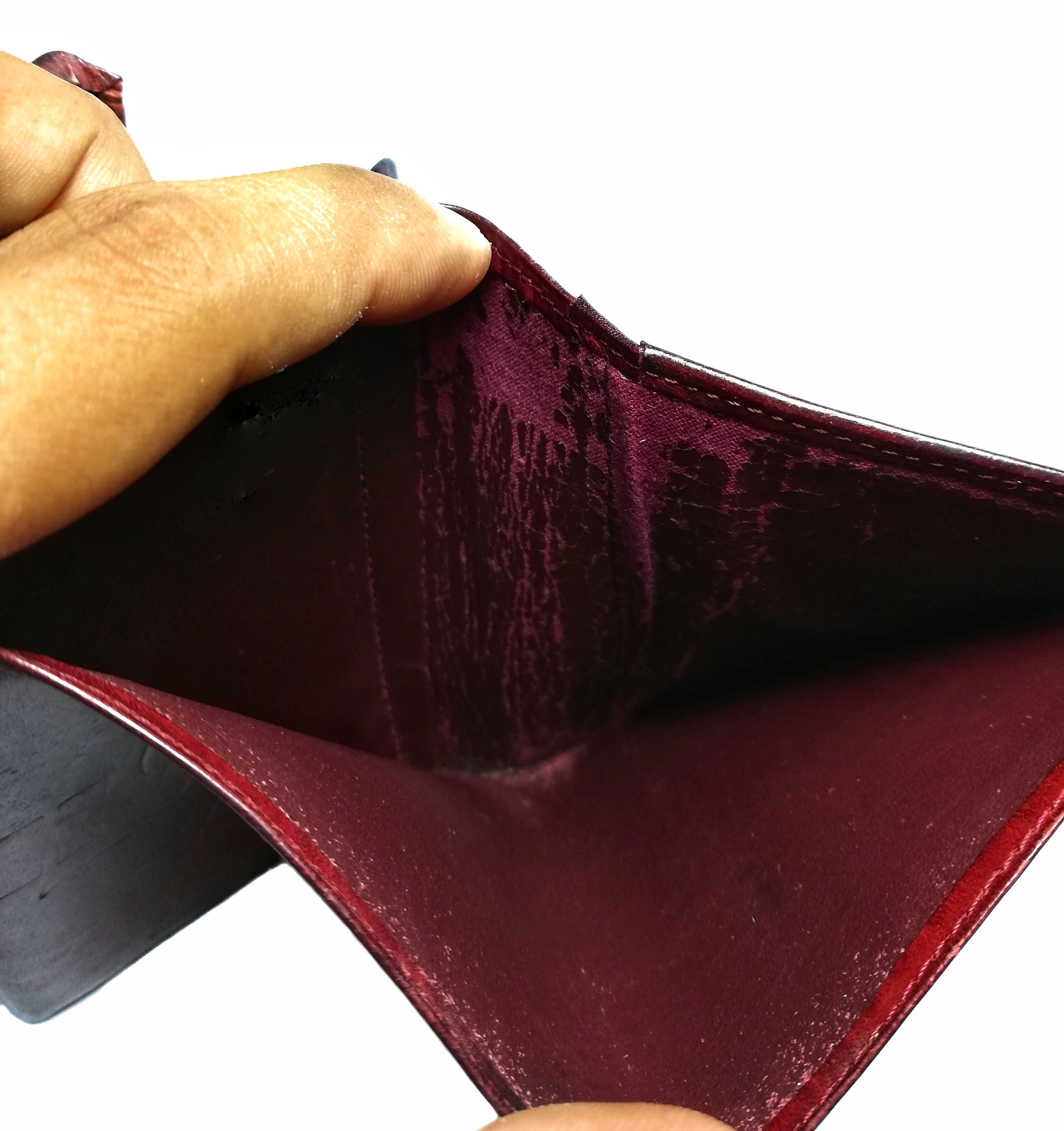 Genuine Leather × Hysteric Glamour × Japanese Brand 🔥Japanese HG Tokyo London Dark Red Leather Wallet🔥 Size ONE SIZE - 16 Thumbnail