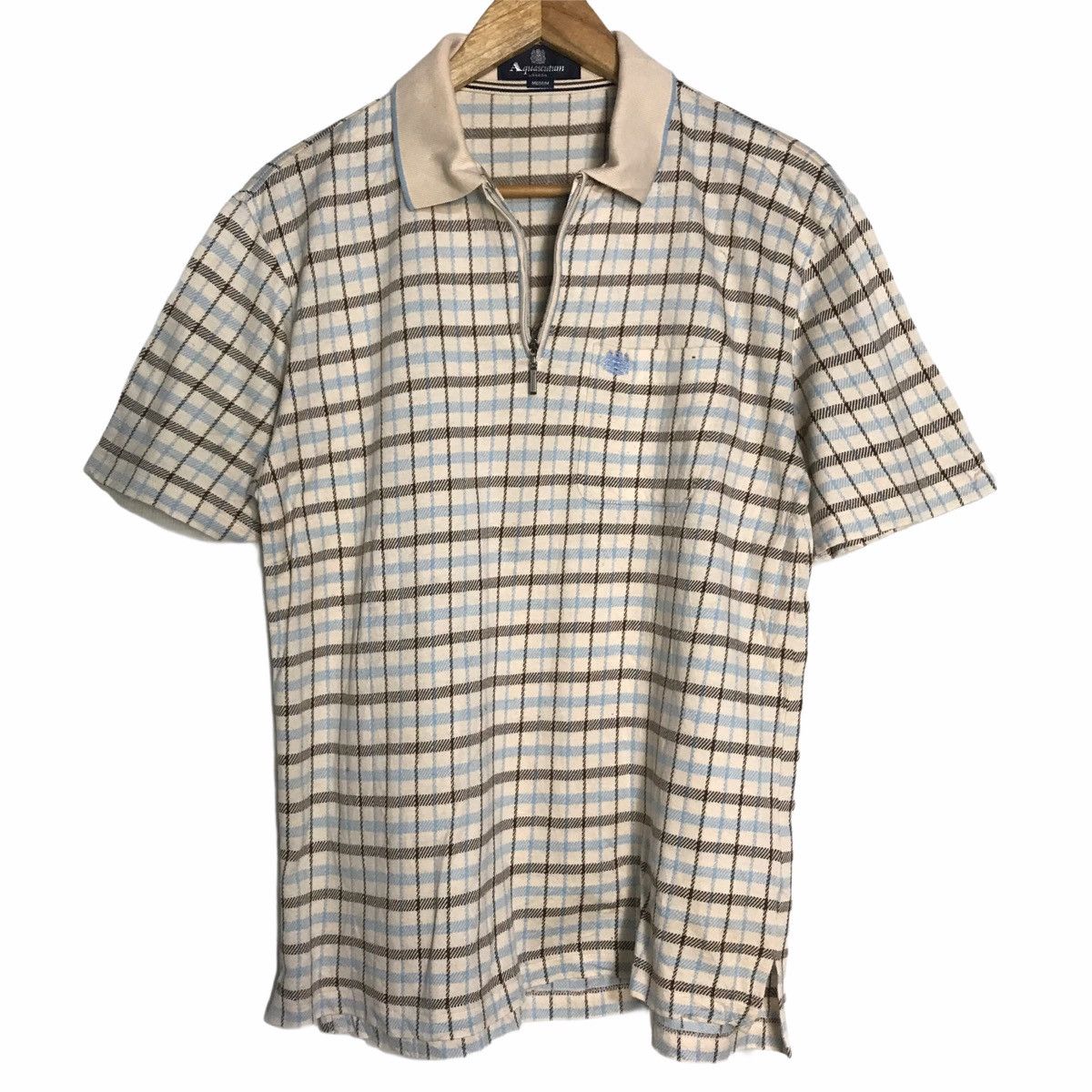 Aquascutum Aquascutum half zip polo shirt Size US M / EU 48-50 / 2 - 1 Thumbnail