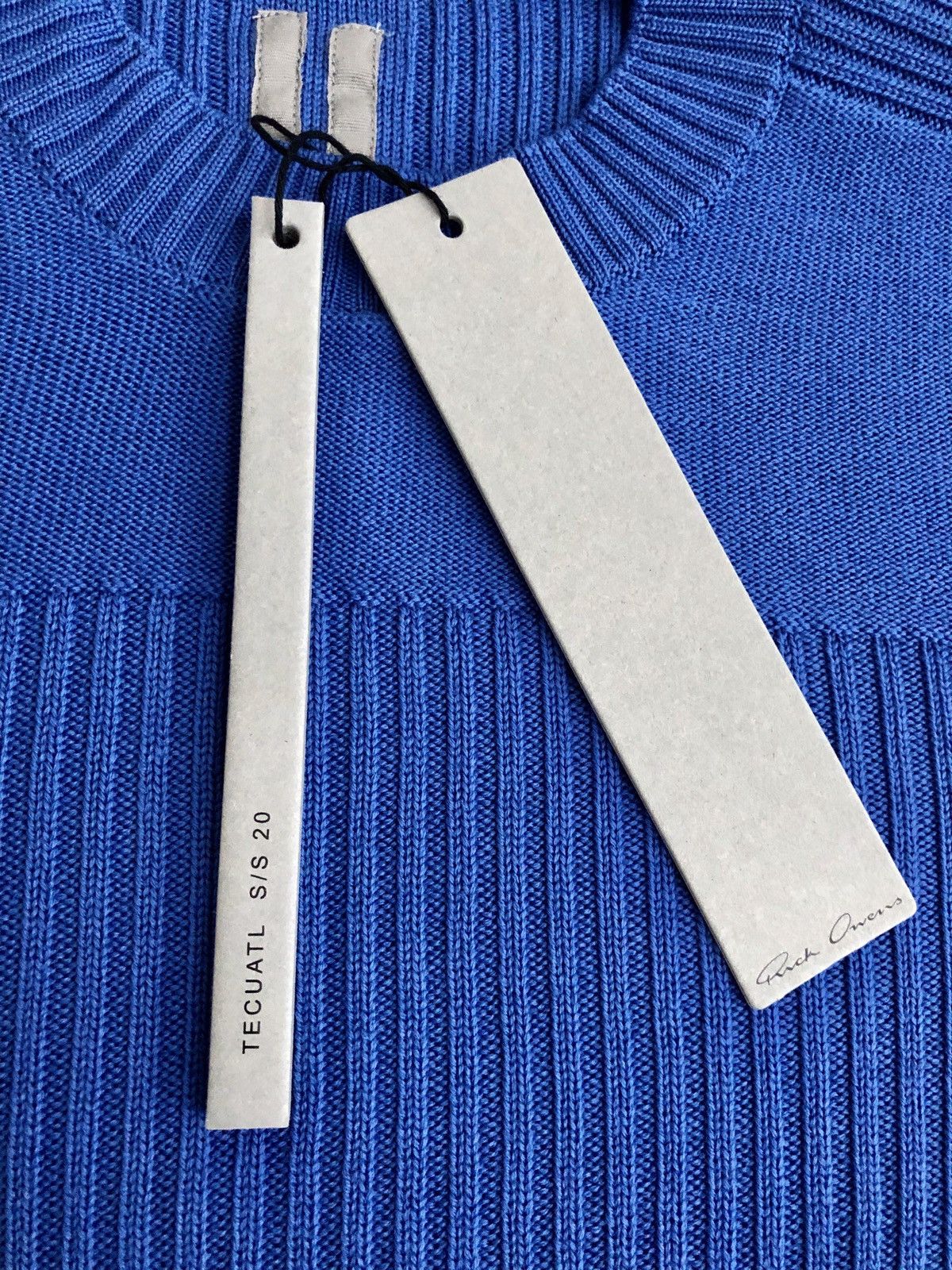 Rick Owens × Rick Owens Drkshdw NEW 🔥 M,L,XL FISHERMAN BIKER WOOL KNIT CROPPED TECUATL CARTI Size US XL / EU 56 / 4 - 4 Thumbnail