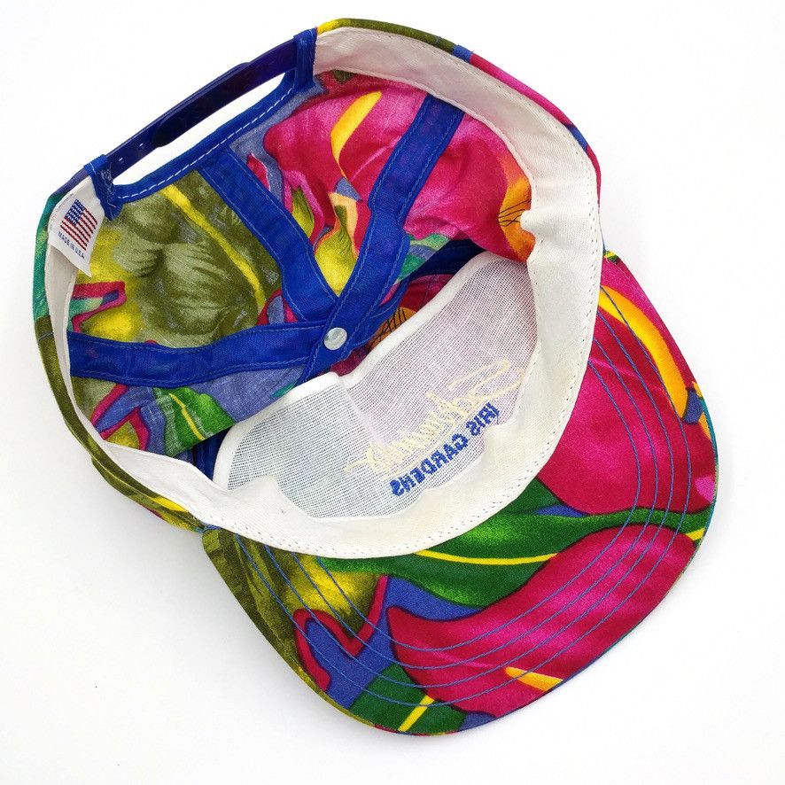 Vintage Vintage Schreiner's Iris Gardens Hawaiian Trucker Hat Size ONE SIZE - 8 Thumbnail