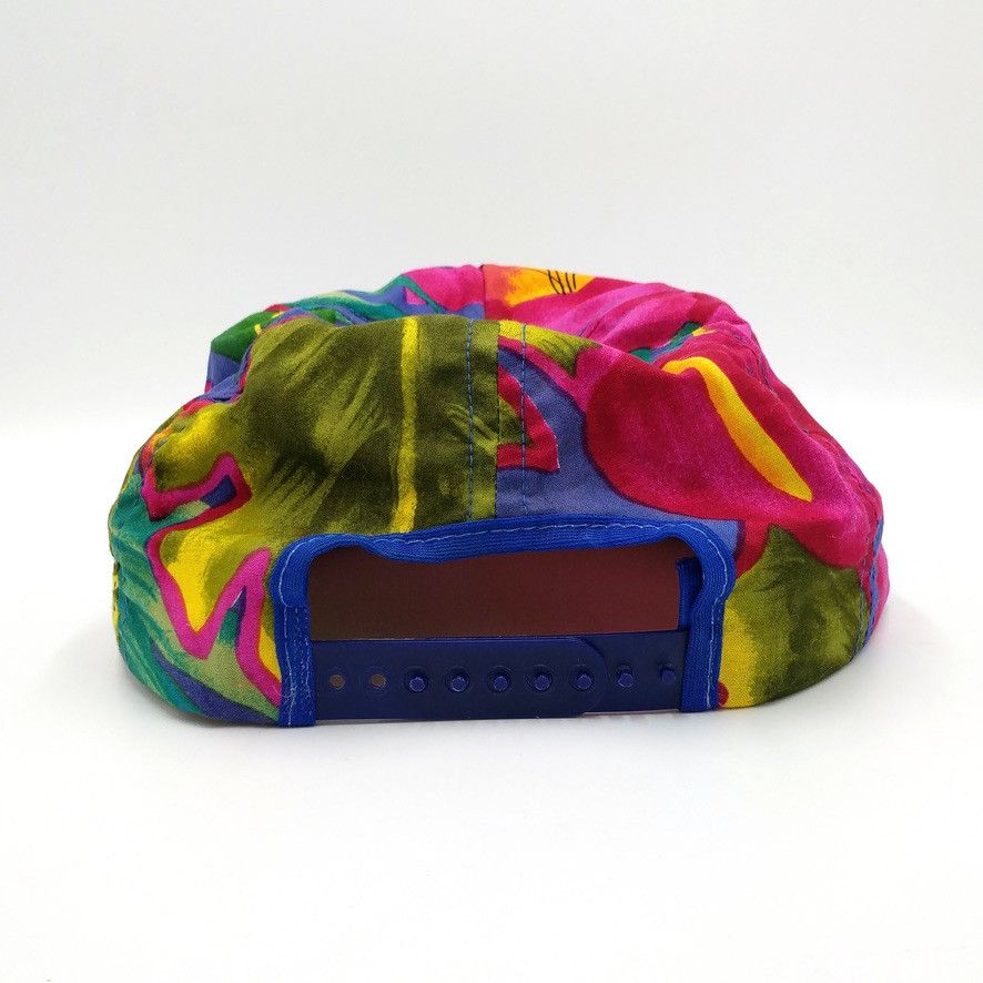 Vintage Vintage Schreiner's Iris Gardens Hawaiian Trucker Hat Size ONE SIZE - 7 Thumbnail