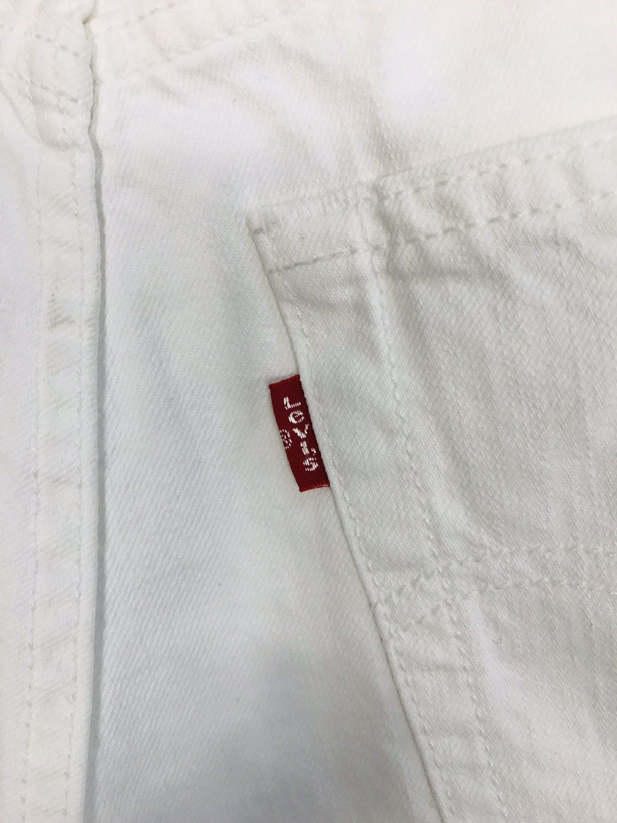 Japanese Brand × Levi's × Vintage Vintage Levi’s 502 Jeans White Colour Zipper Style Size US 31 - 12 Thumbnail