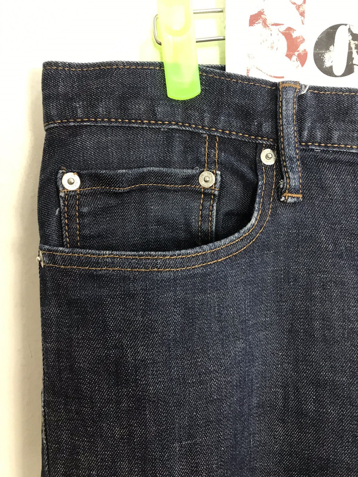 Gap × Japanese Brand Vintage Gap 1969 Skinny Indigo Denim Jeans Size US 34 / EU 50 - 6 Thumbnail