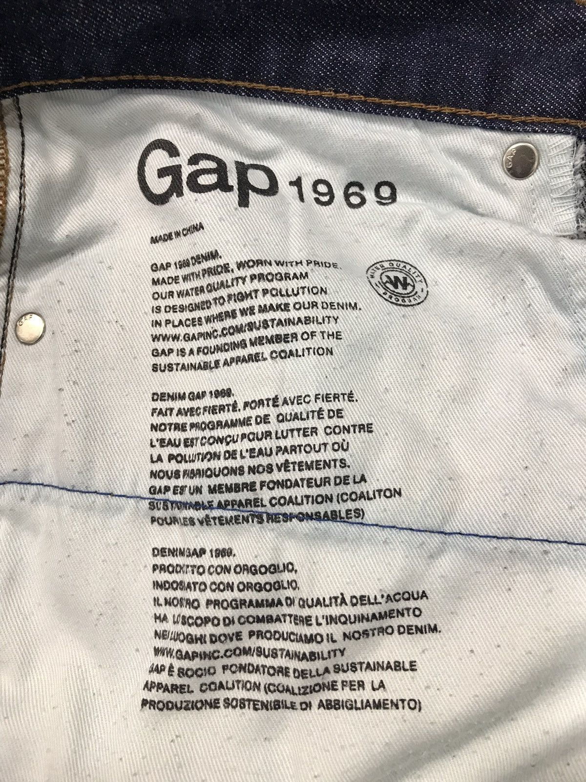 Gap × Japanese Brand Vintage Gap 1969 Skinny Indigo Denim Jeans Size US 34 / EU 50 - 12 Thumbnail