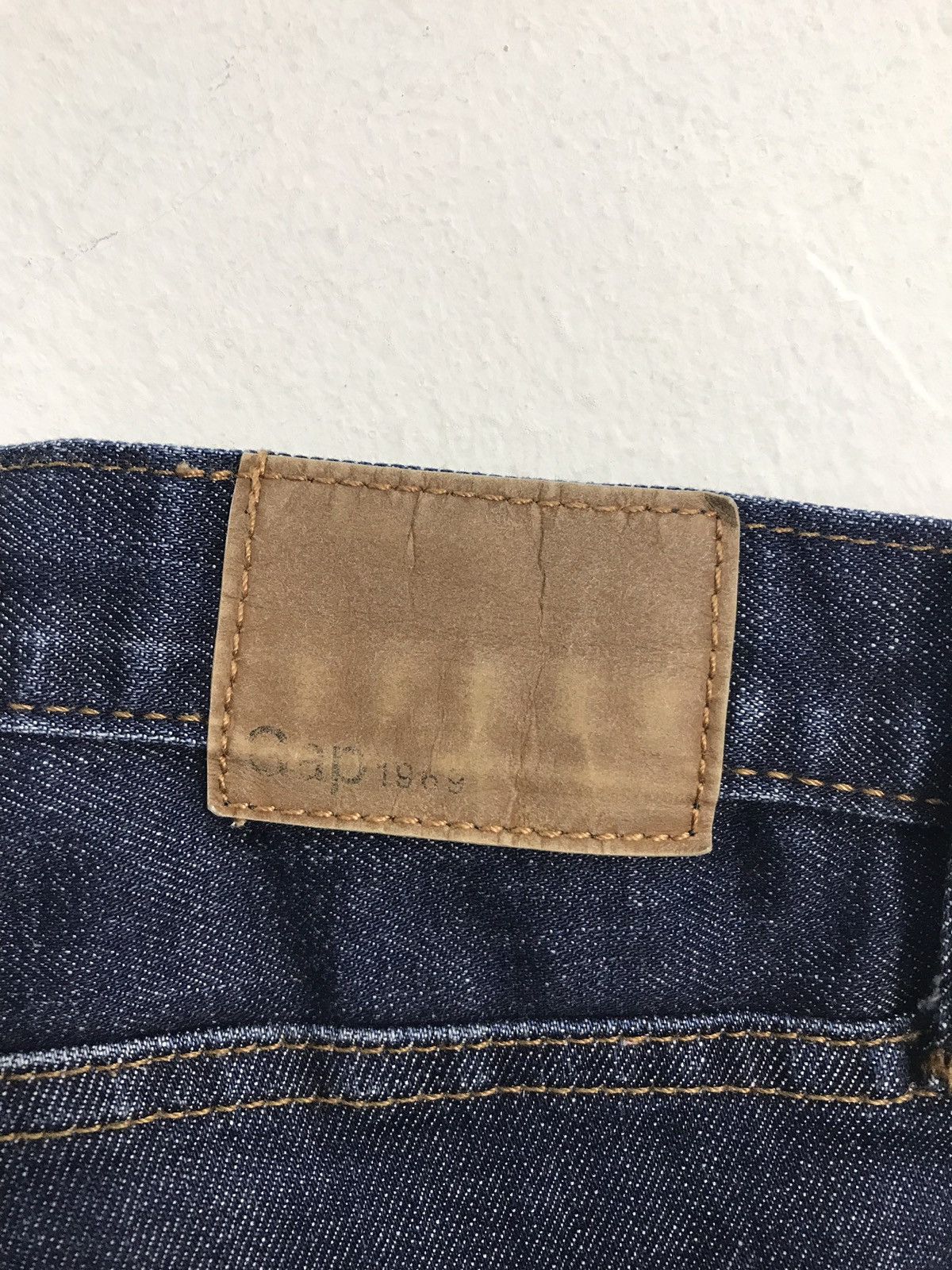 Gap × Japanese Brand Vintage Gap 1969 Skinny Indigo Denim Jeans Size US 34 / EU 50 - 10 Thumbnail
