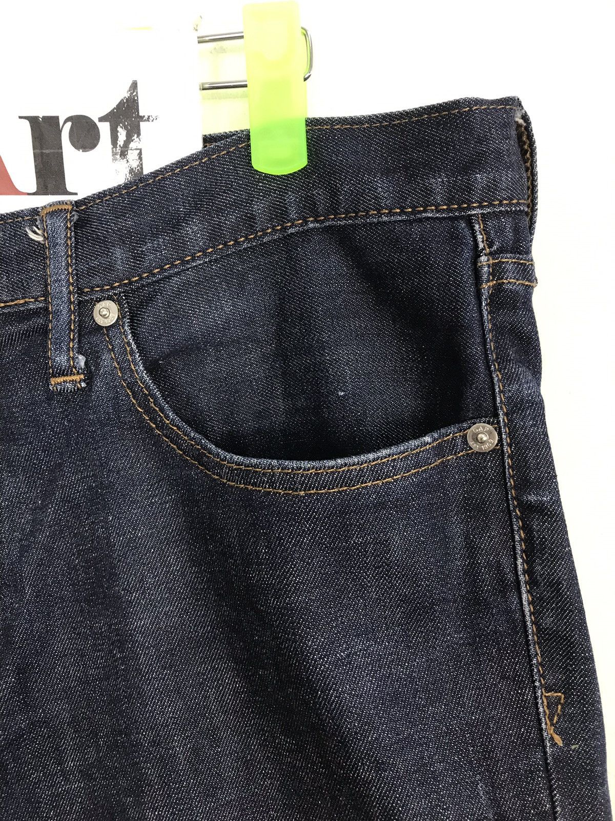 Gap × Japanese Brand Vintage Gap 1969 Skinny Indigo Denim Jeans Size US 34 / EU 50 - 4 Thumbnail
