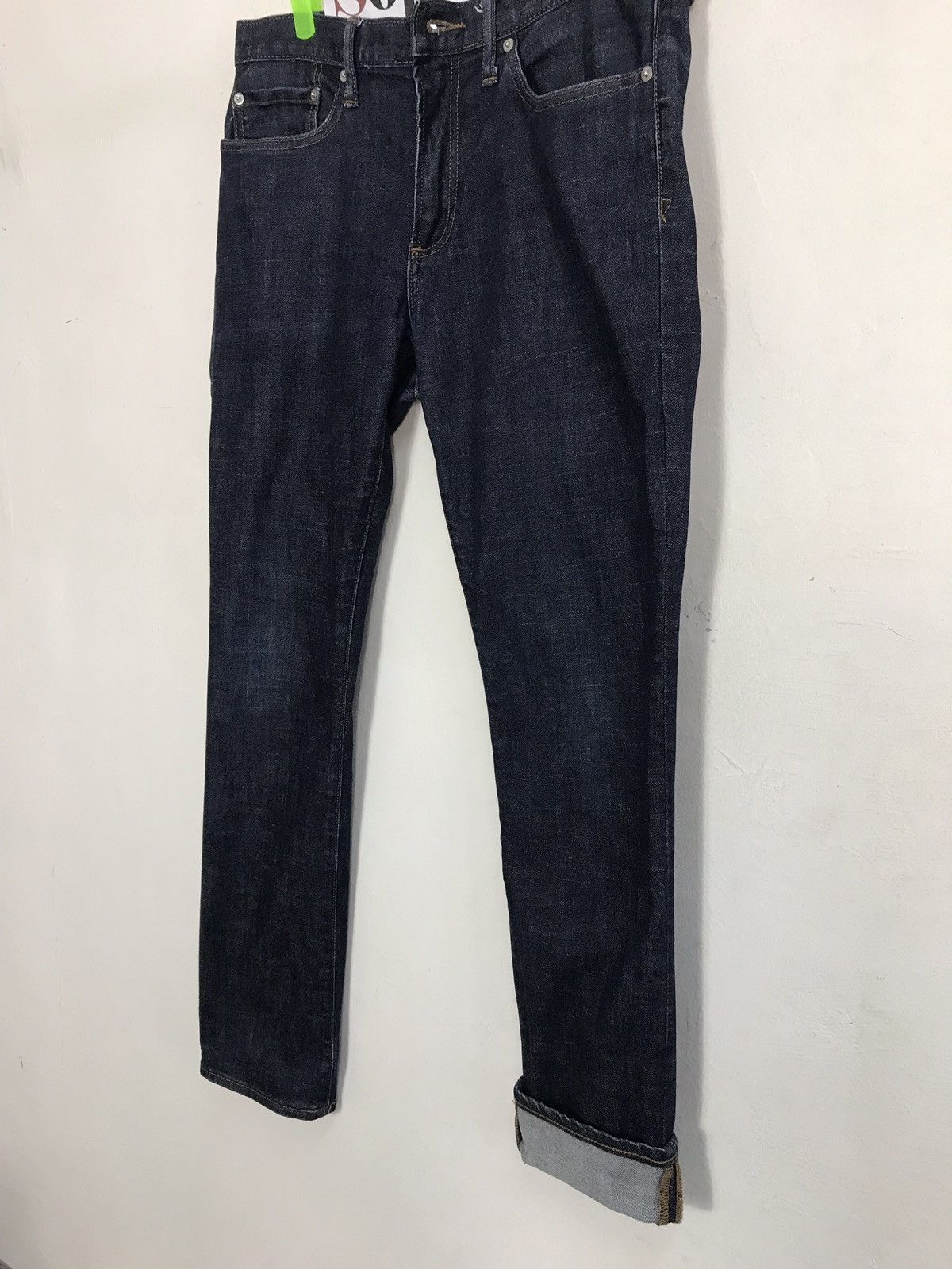Gap × Japanese Brand Vintage Gap 1969 Skinny Indigo Denim Jeans Size US 34 / EU 50 - 8 Thumbnail